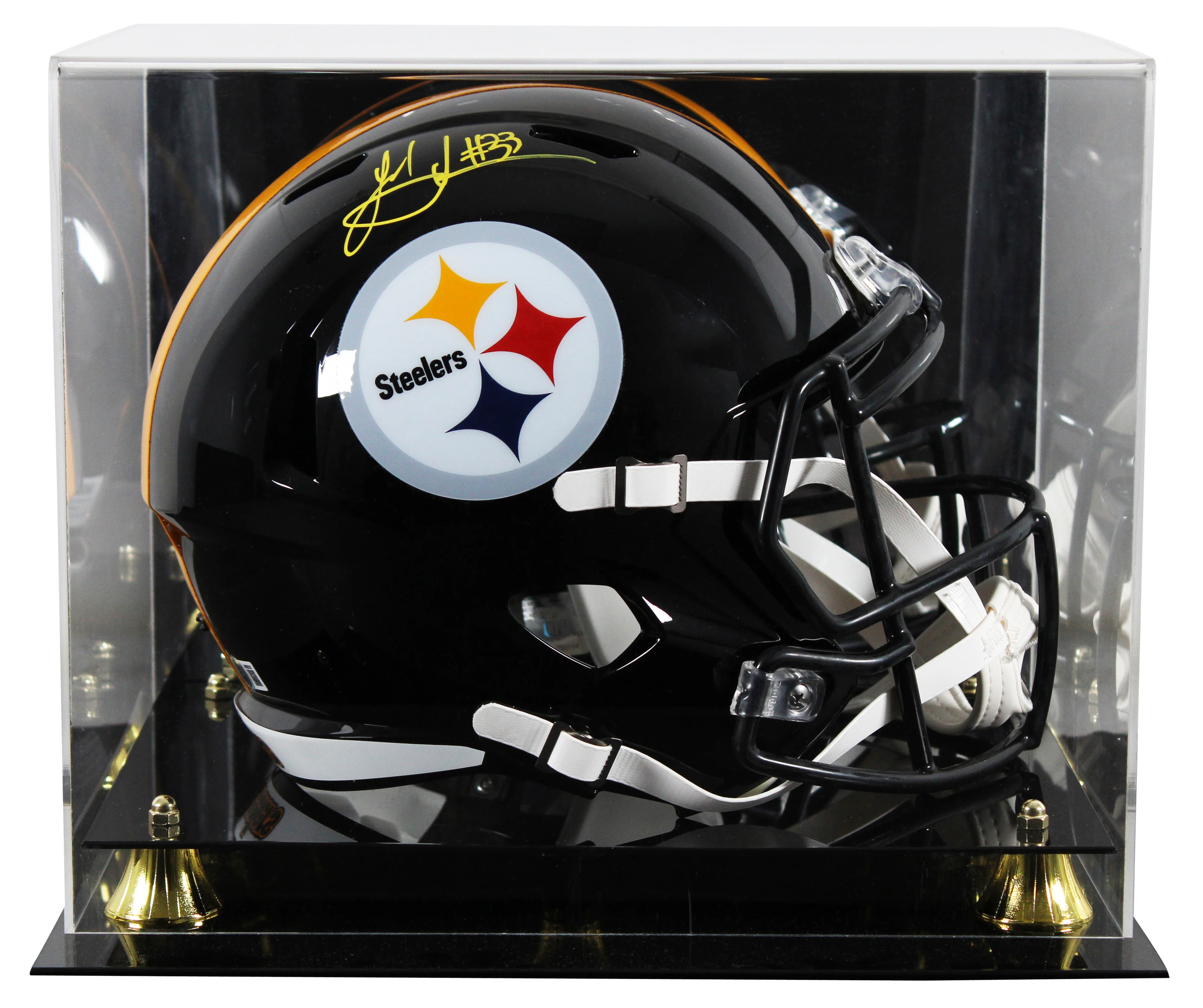 Steelers Jack Sawyer Signed Full Size Speed Rep Helmet W/ Case BAS Witnessed - Image 2
