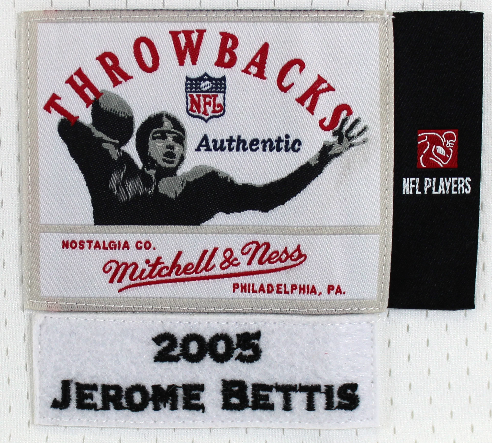 Steelers Jerome Bettis 2x Insc Signed White Mitchell & Ness Jersey BAS Witnessed - Image 6