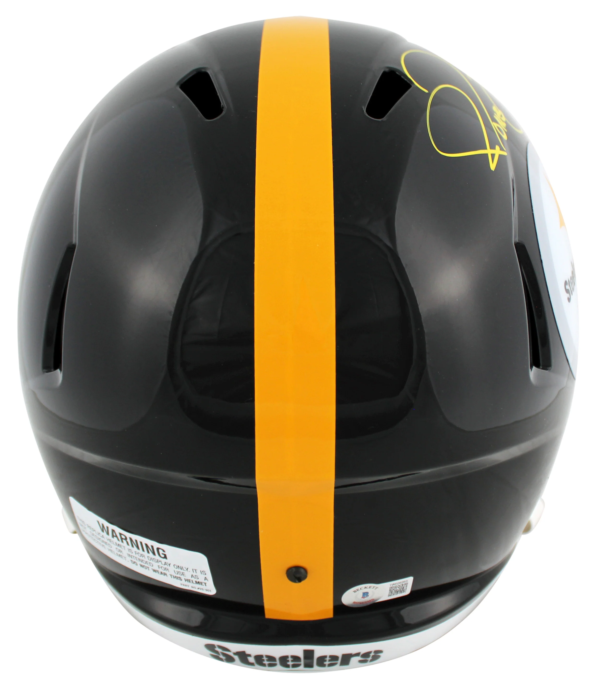 Steelers Jerome Bettis Signed Full Size Speed Rep Helmet W/ Case BAS Witnessed - Image 4