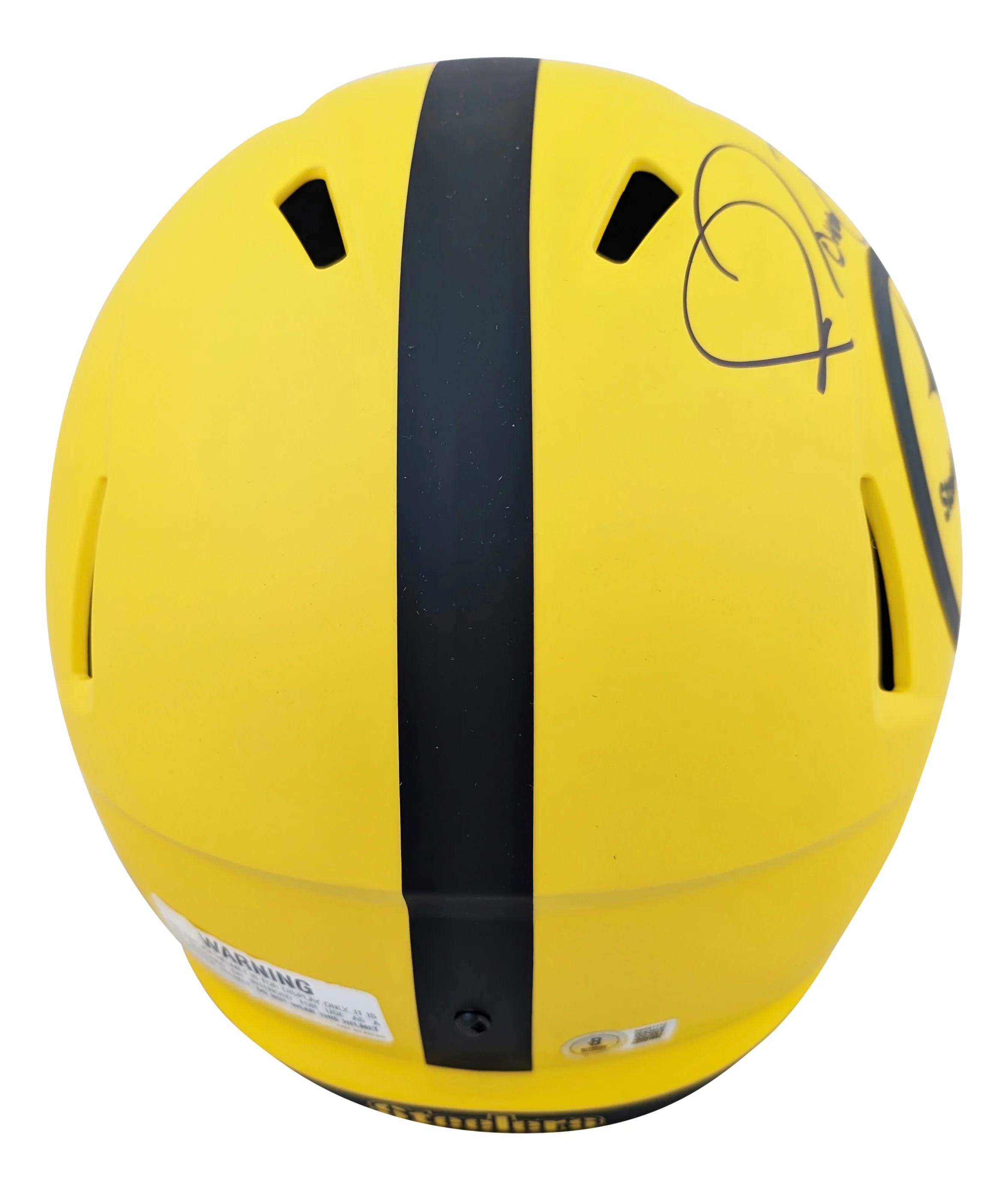 Steelers Jerome Bettis Signed Rave Full Size Speed Rep Helmet W/ Case BAS Wit - Image 4
