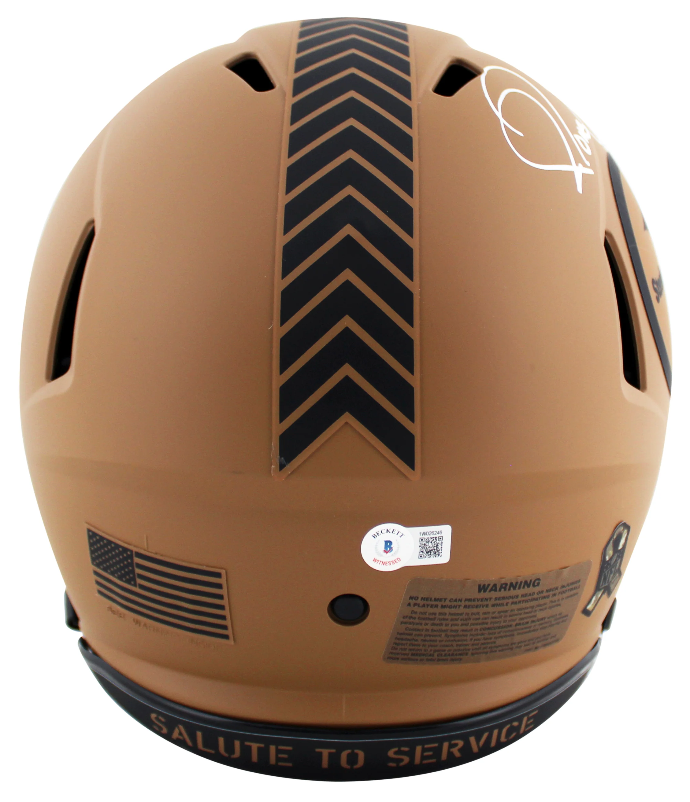 Steelers Jerome Bettis Signed STS II Full Size Speed Proline Helmet BAS Witness - Image 3