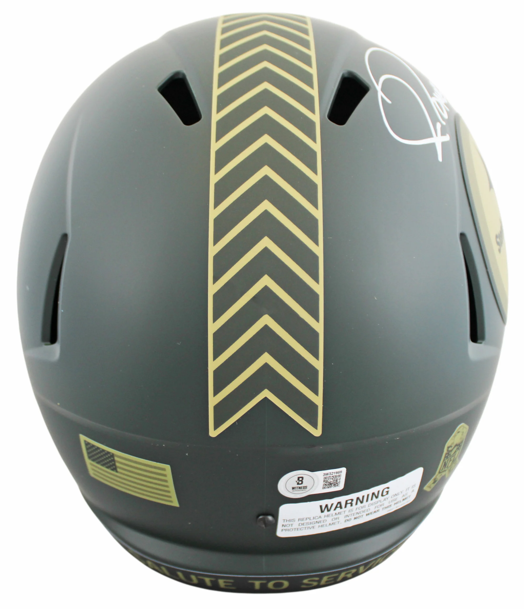 Steelers Jerome Bettis Signed STS IV Full Size Speed Rep Helmet BAS Witnessed - Image 3