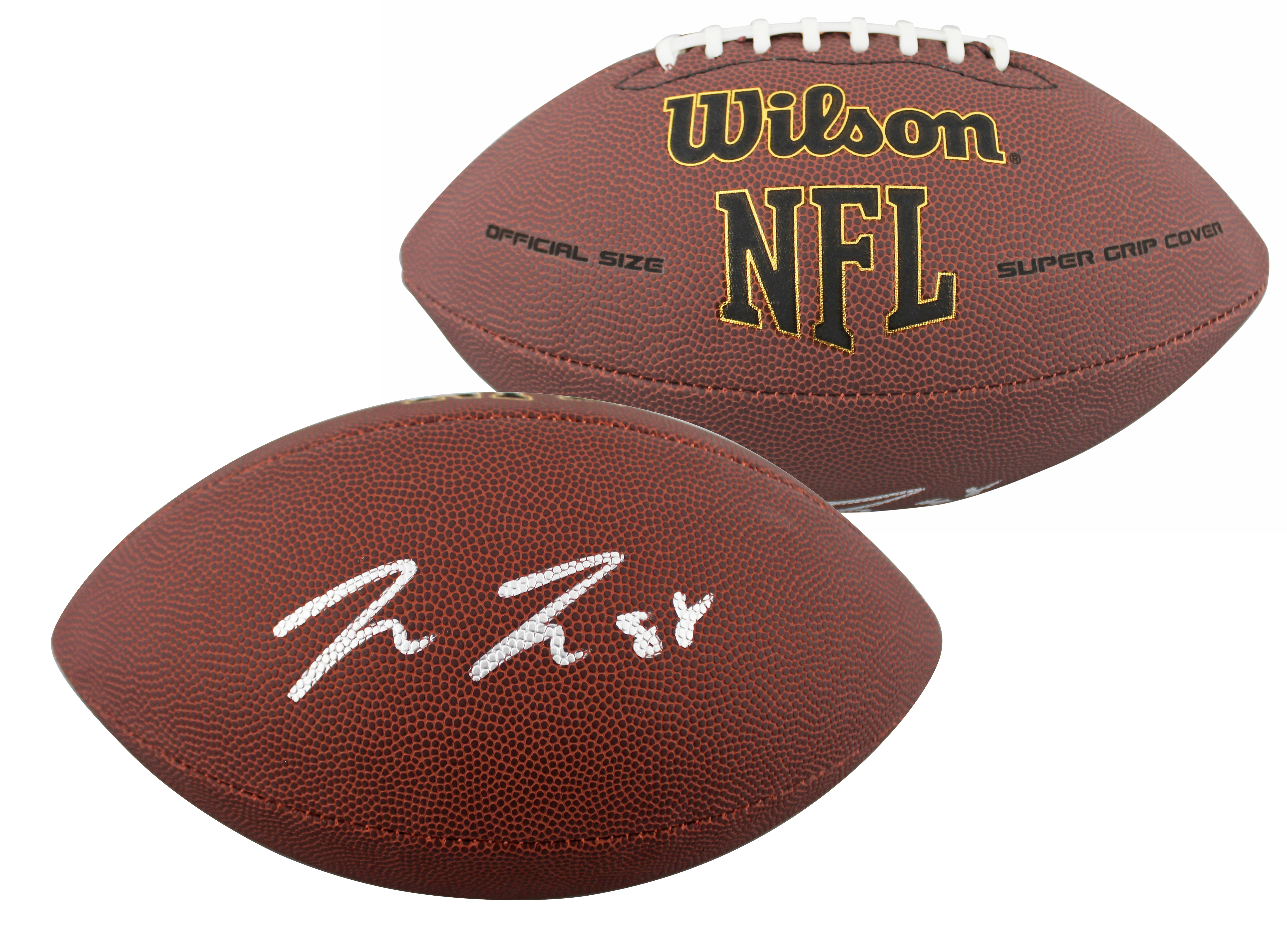 Steelers Pat Freiermuth Authentic Signed Wilson Super Grip Football BAS Witness - Image 2