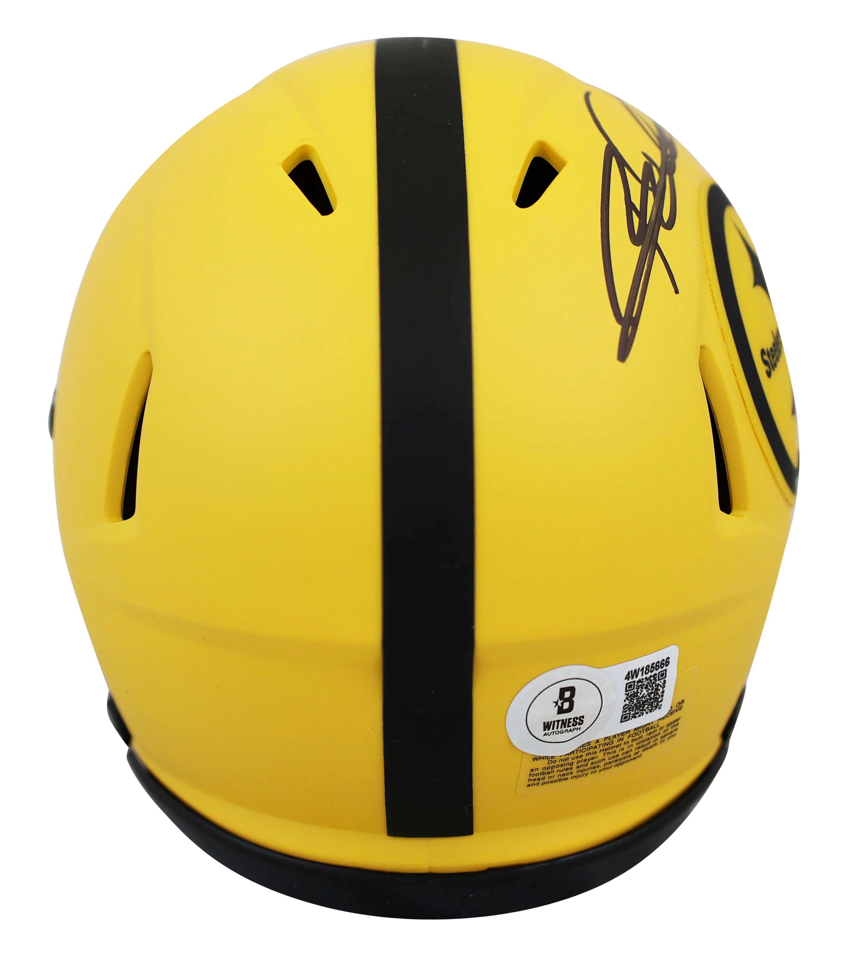 Steelers Rod Woodson Authentic Signed Rave Speed Mini Helmet BAS Witnessed - Image 3