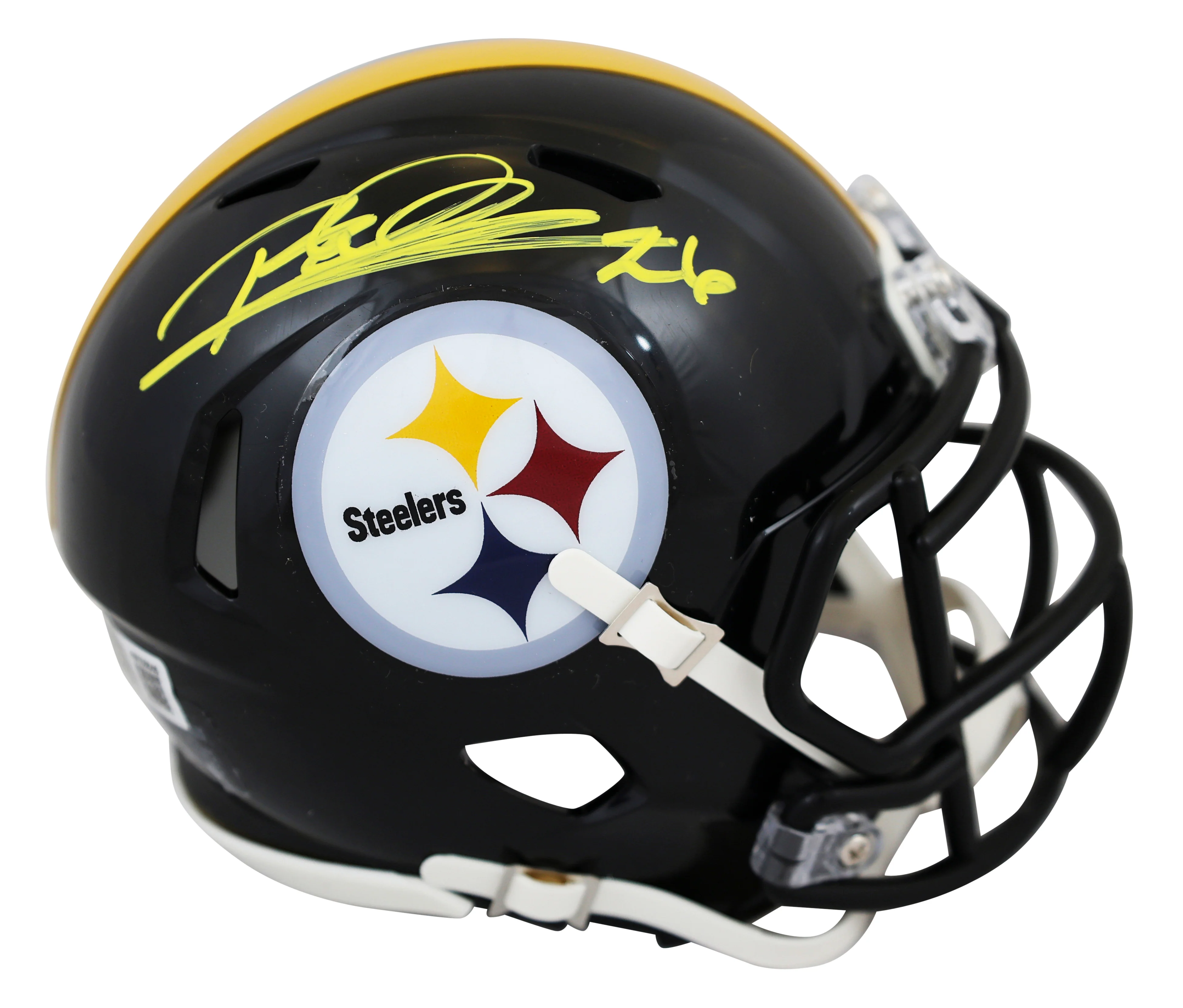 Steelers Rod Woodson Authentic Signed Speed Mini Helmet W/ Case BAS Witnessed - Image 3