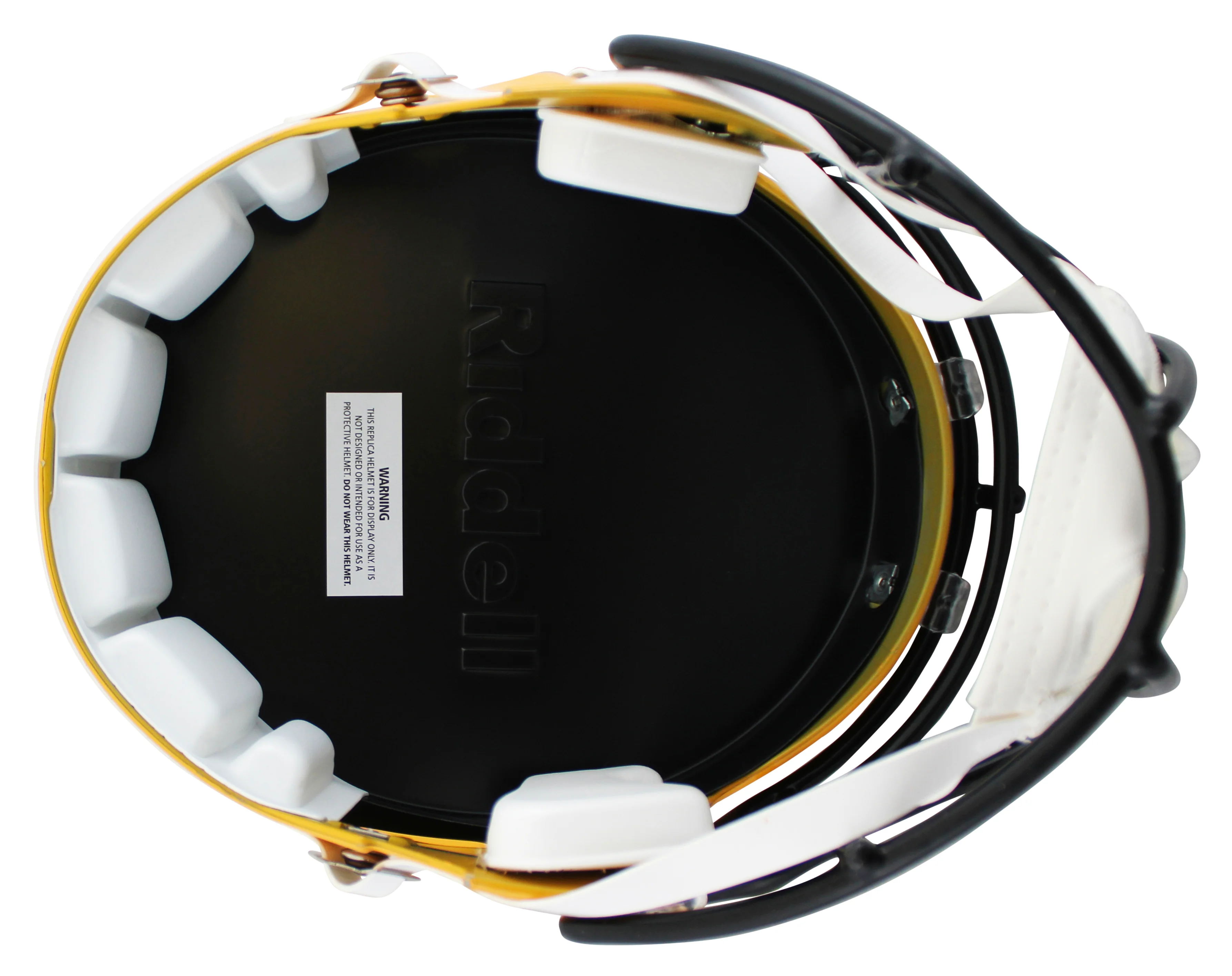 Steelers T.J. Watt Signed Yellow Full Size Speed Rep Helmet W/ Case BAS Witness - Image 5