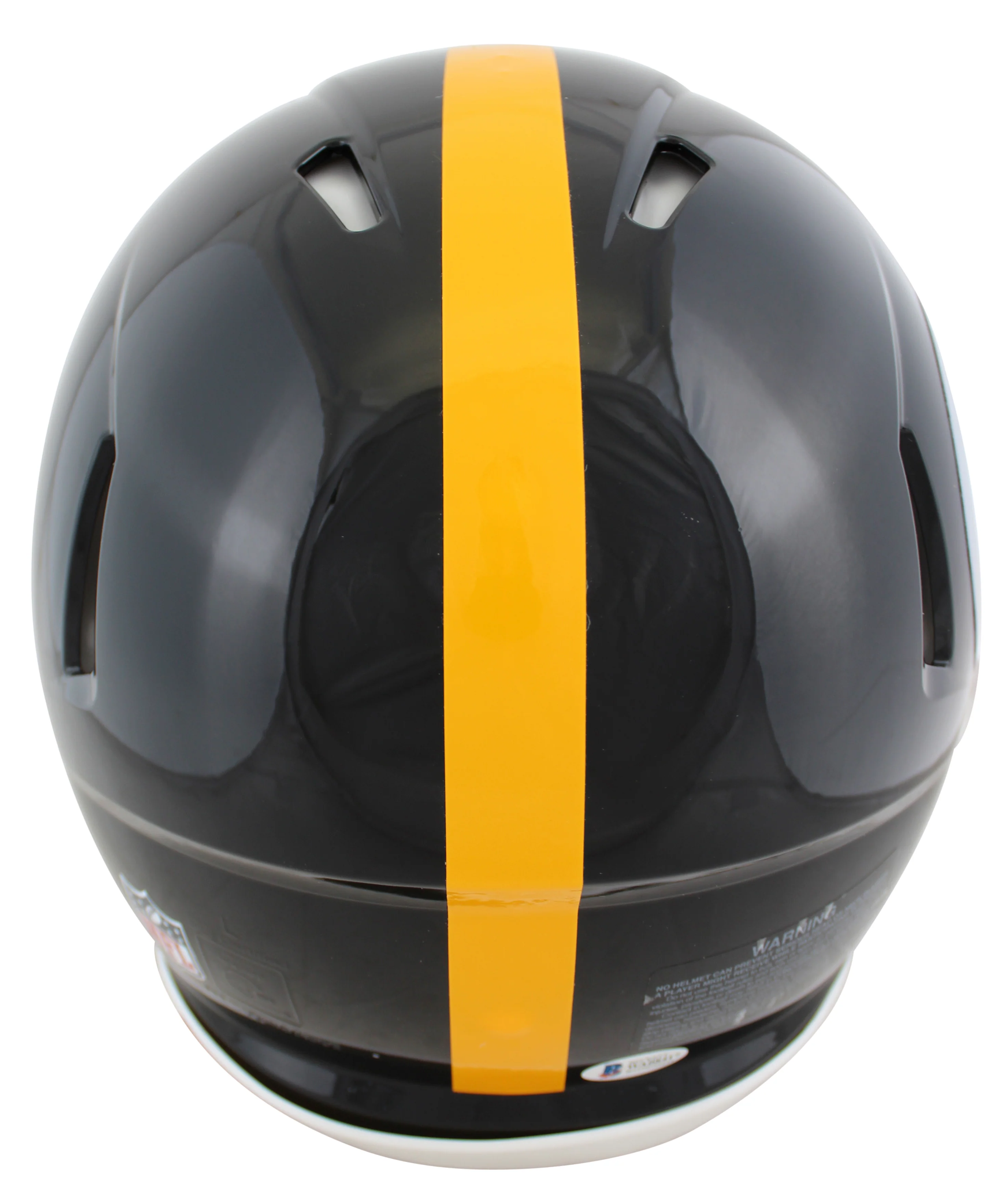 Steelers Troy Polamalu "HOF 20" Signed F/S Speed Proline Helmet w/ Case BAS Wit - Image 4