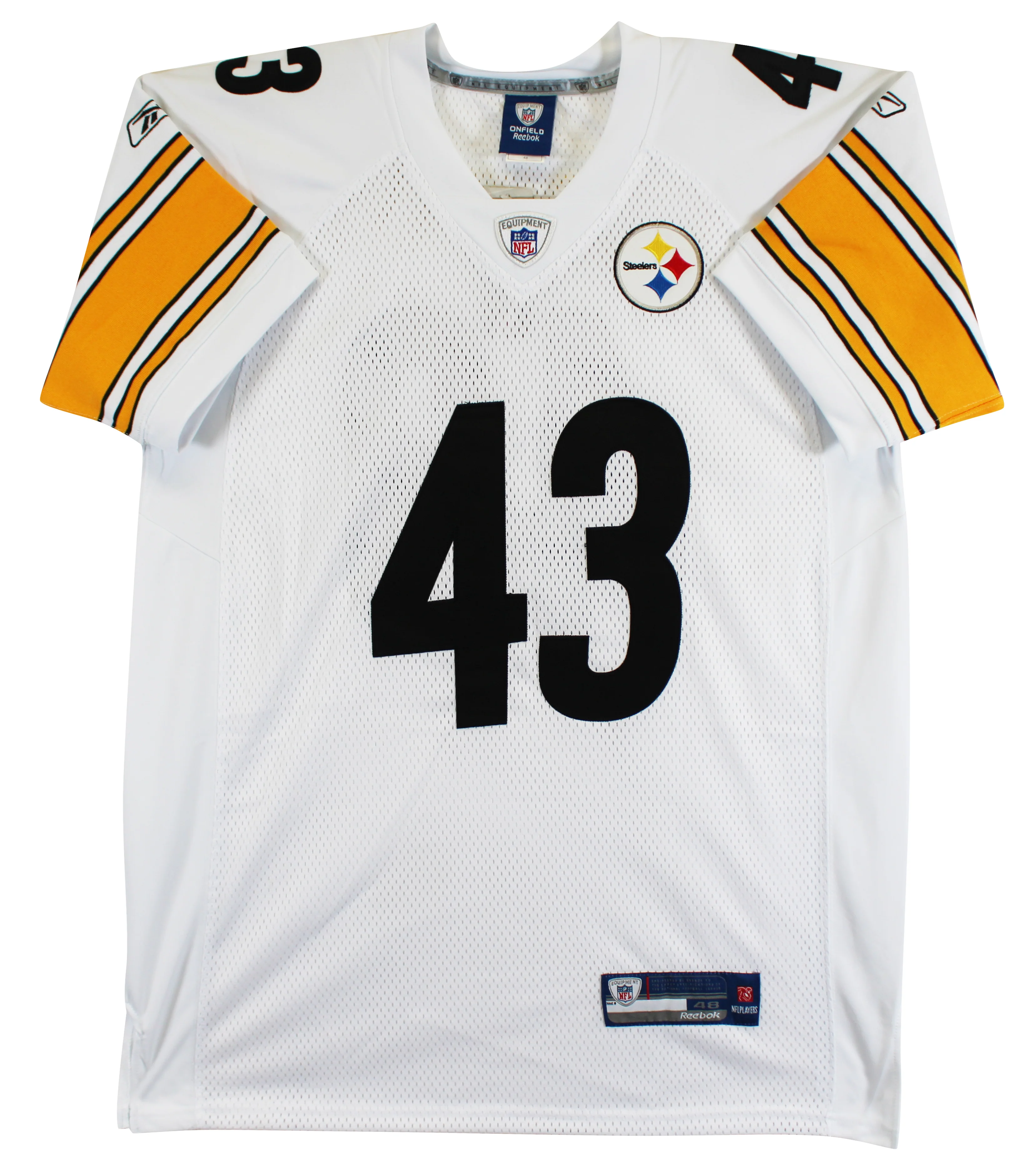 Steelers Troy Polamalu Signed White Reebok On-Field Jersey JSA #CA99313 - Image 5