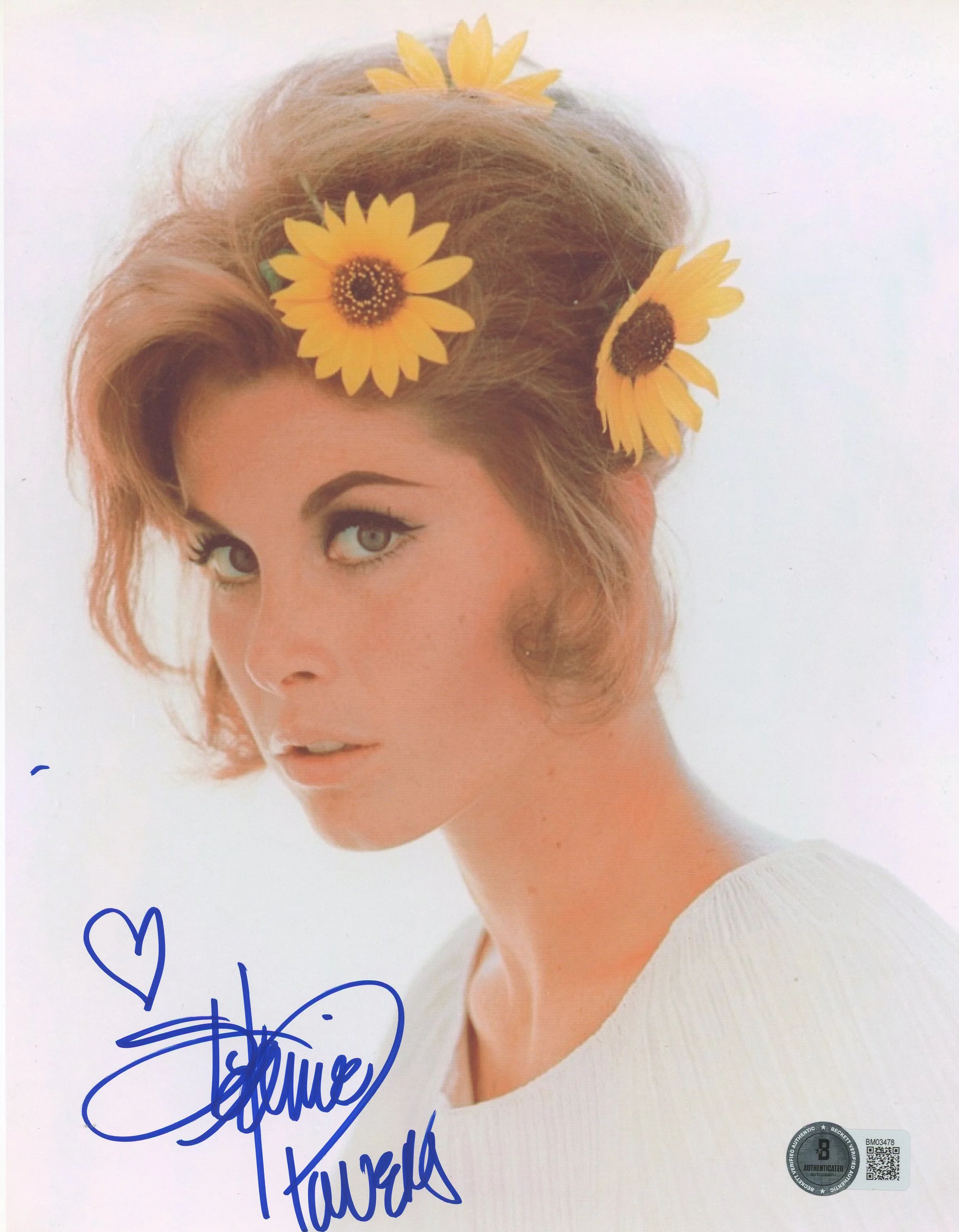 Stefanie Powers McLintock! Authentic Signed 8.5x11 Photo BAS #BM03478 - Image 2