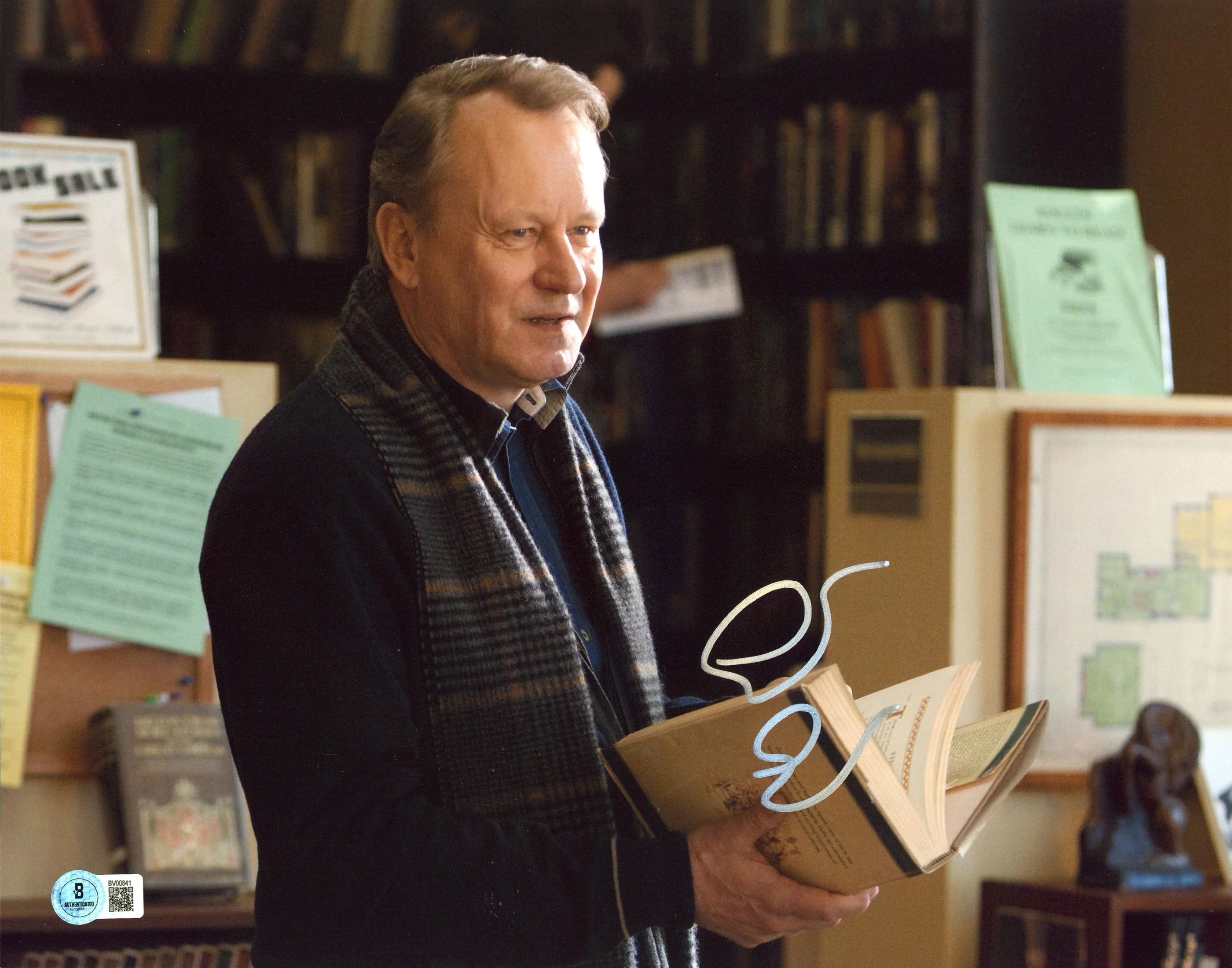 Stellan Skarsgard Thor Authentic Signed 11x14 Horizontal Photo BAS #BV00841 - Image 2