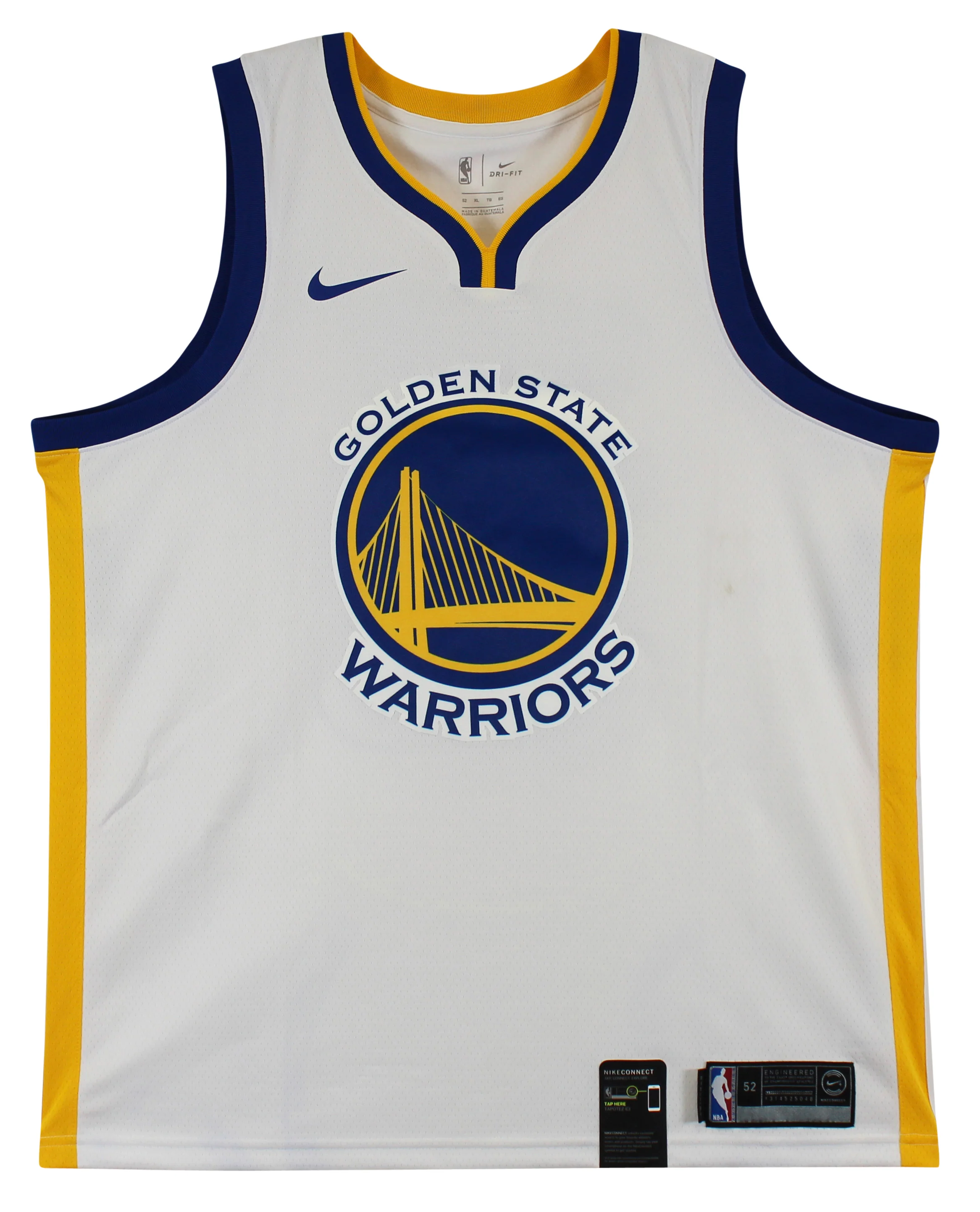 Stephen Curry Authentic Signed White Nike The Bay Swingman Jersey JSA - Image 4