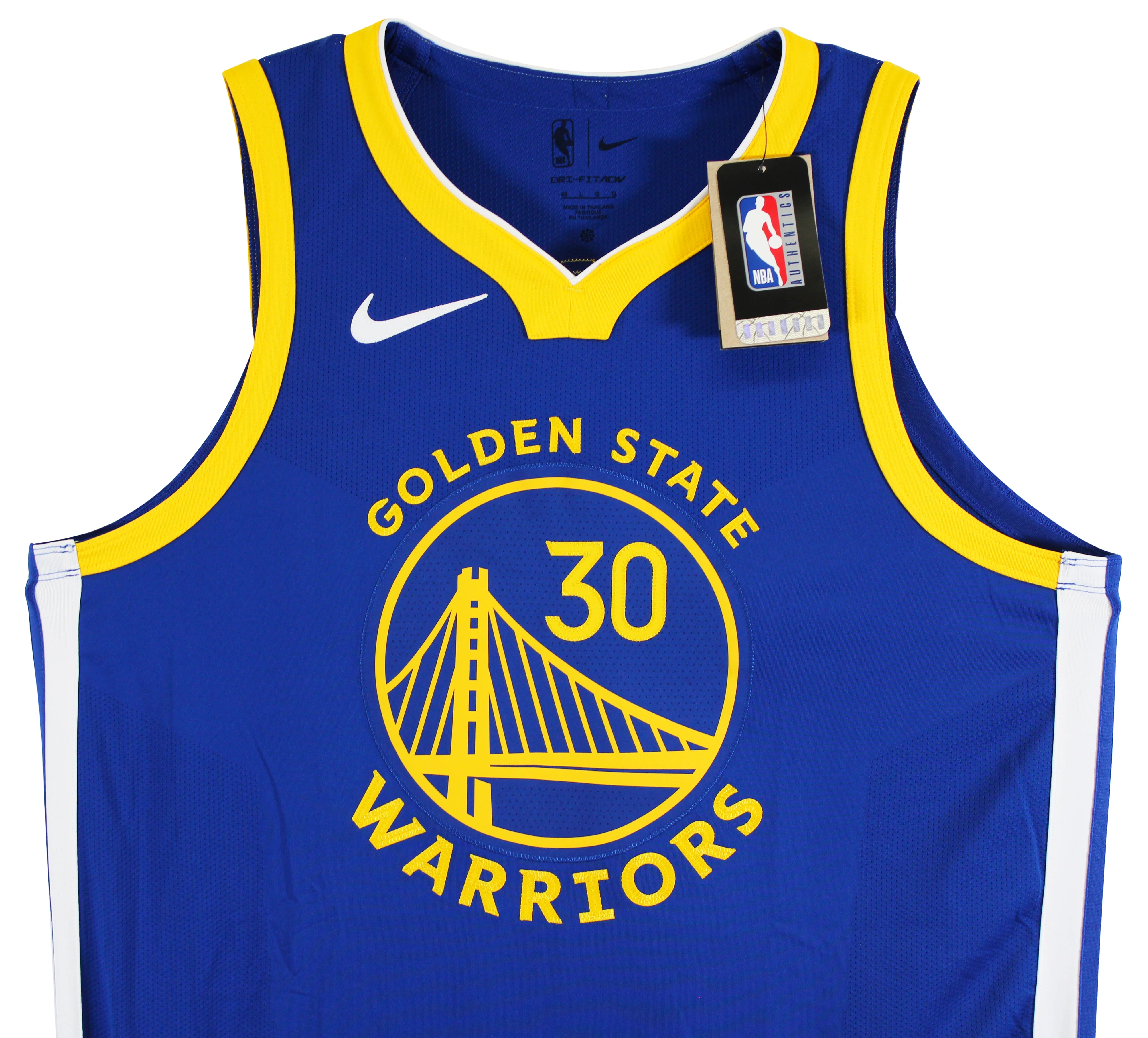 Stephen Curry "Finals MVP" Signed Blue Nike Icon Edition Authentic Jersey BAS W - Image 6