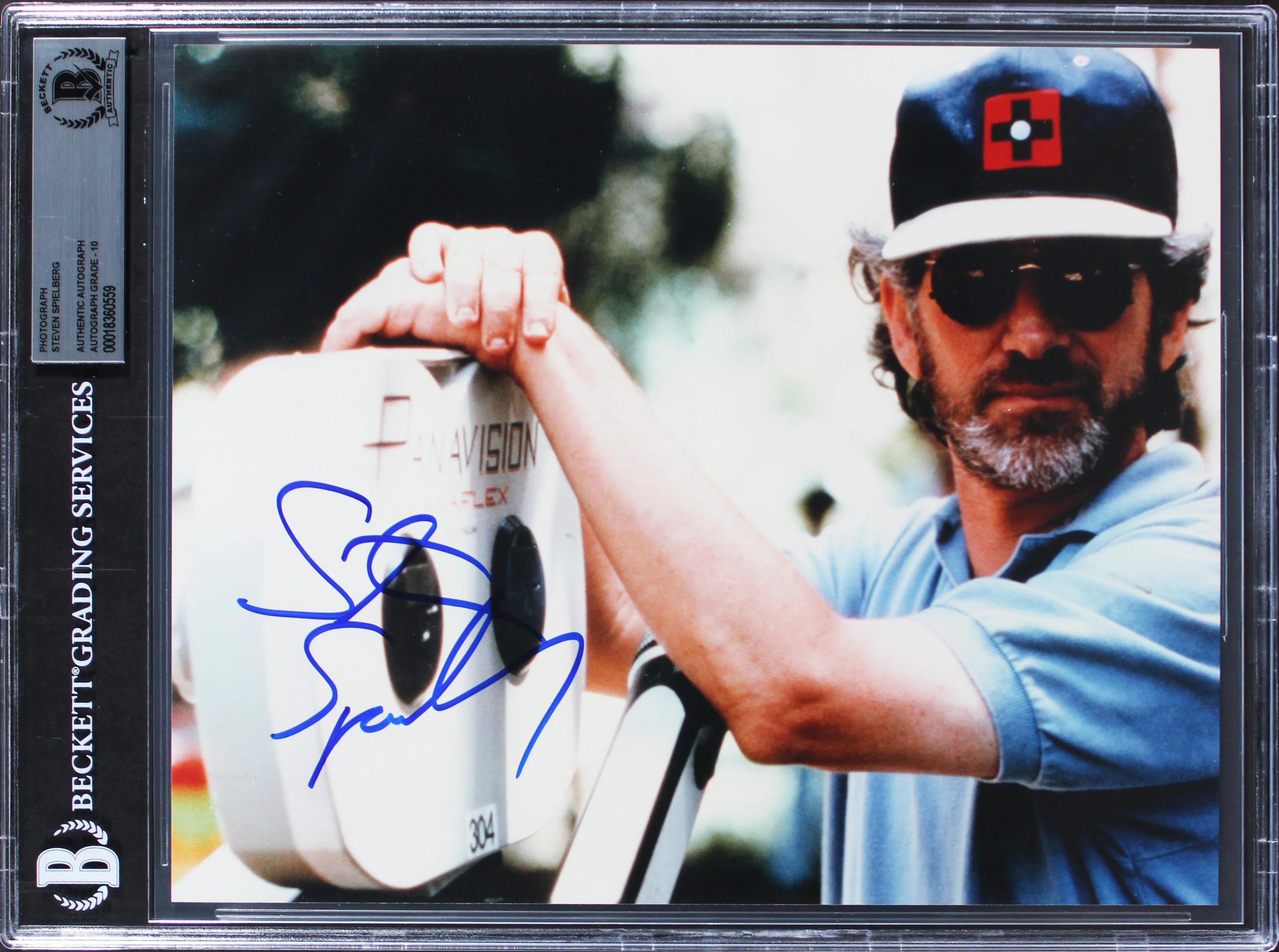 Stephen Spielberg Jaws Authentic Signed 8x10 Photo Auto Graded 10! BAS Slabbed - Image 2