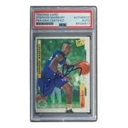 Stephon Marbury Signed 1997 Fleer #G-272 Timberwolves Rookie Card PSA/DNA - Image 3