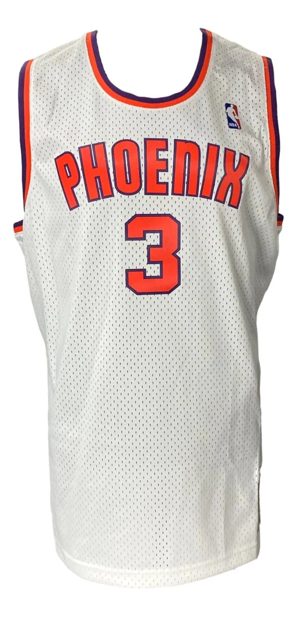 Stephon Marbury Signed Phoenix Suns 2002/03 M&N HWC Swingman Jersey BAS ITP - Image 3
