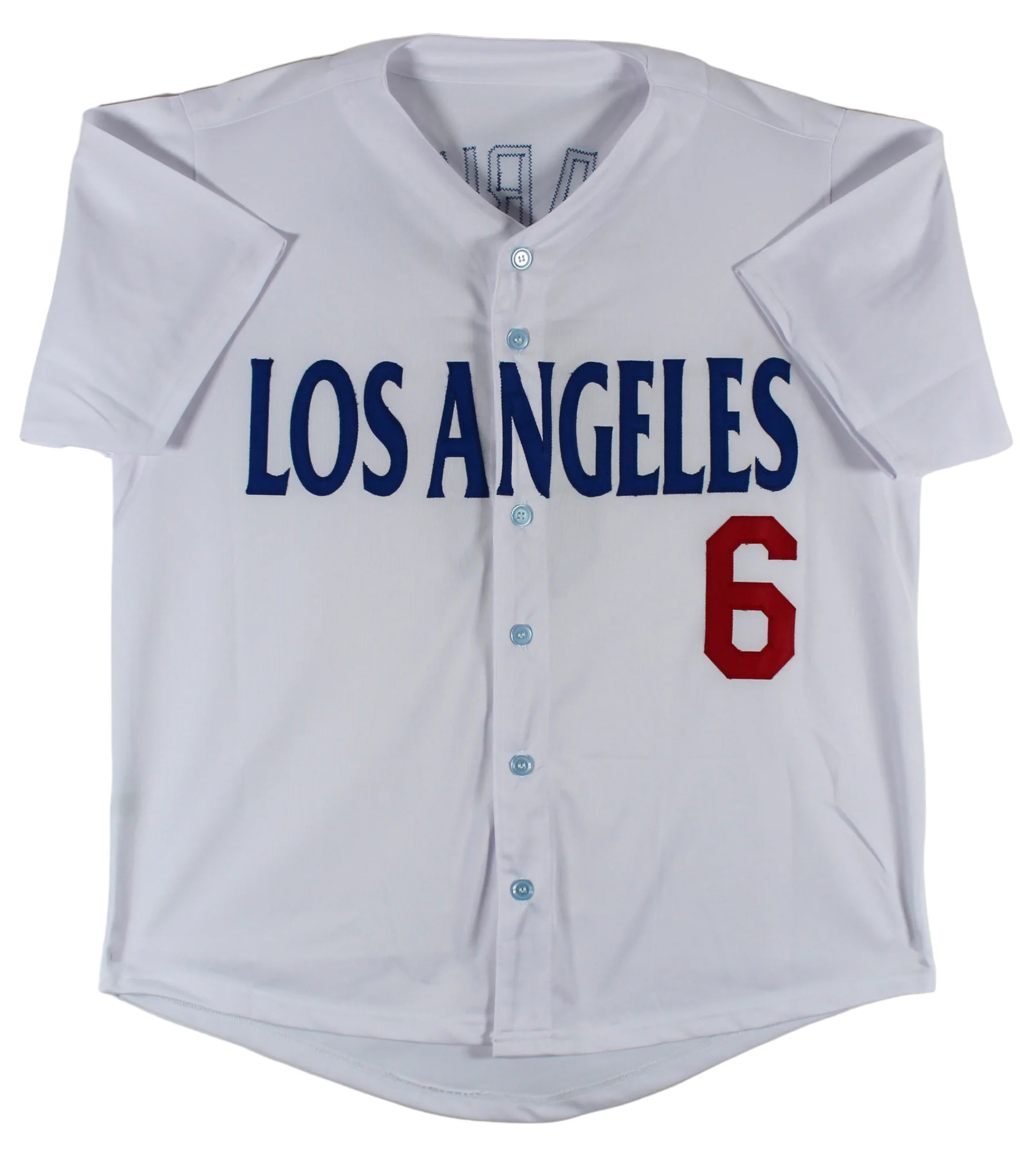 Steve Garvey "81 WS Champs" Authentic Signed White Pro Style Jersey BAS Witness - Image 4
