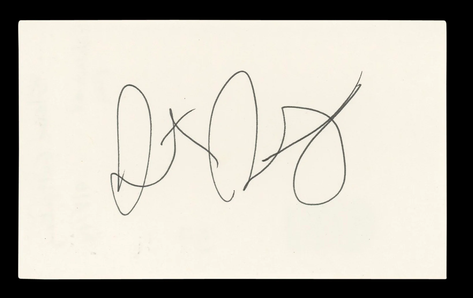 Steve Guttenberg Police Academy Authentic Signed 3x5 Index Card BAS #BL96469 - Image 2
