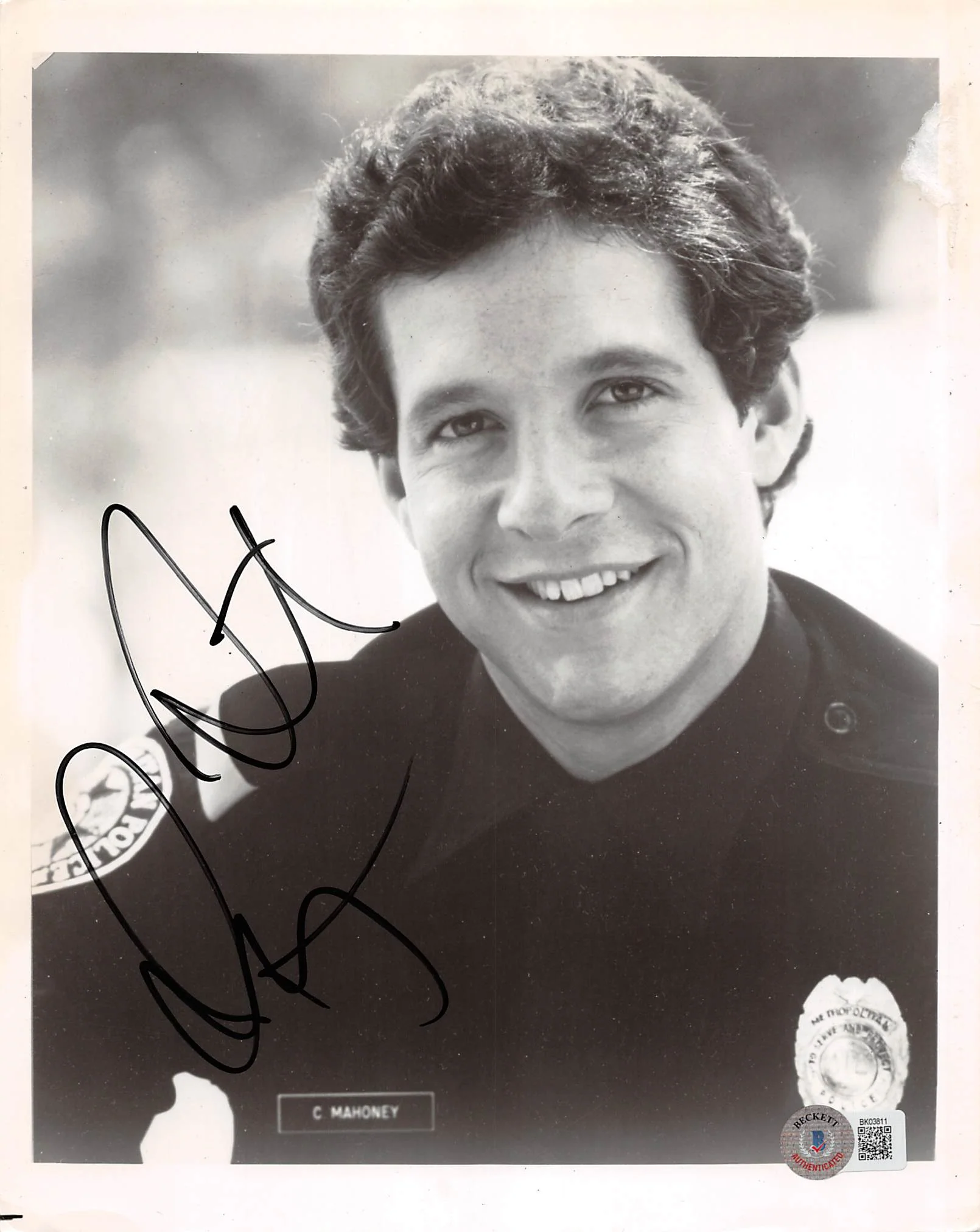Steve Guttenberg Police Academy Authentic Signed 8x10 Photo BAS #BK03811 - Image 2