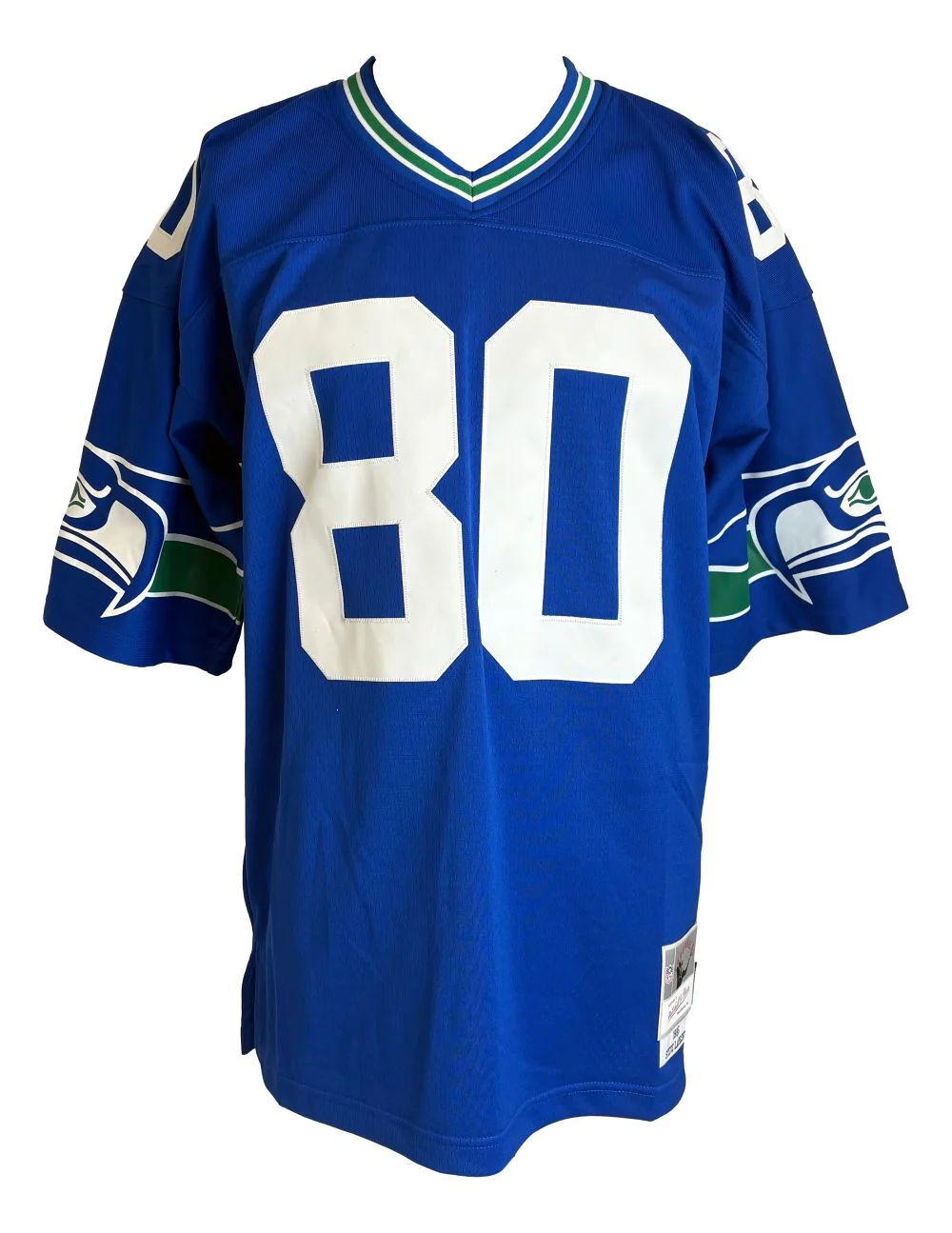 Steve Largent Signed Seattle Seahawks M&N 1985 Legacy Jersey HOF 95 BAS - Image 3