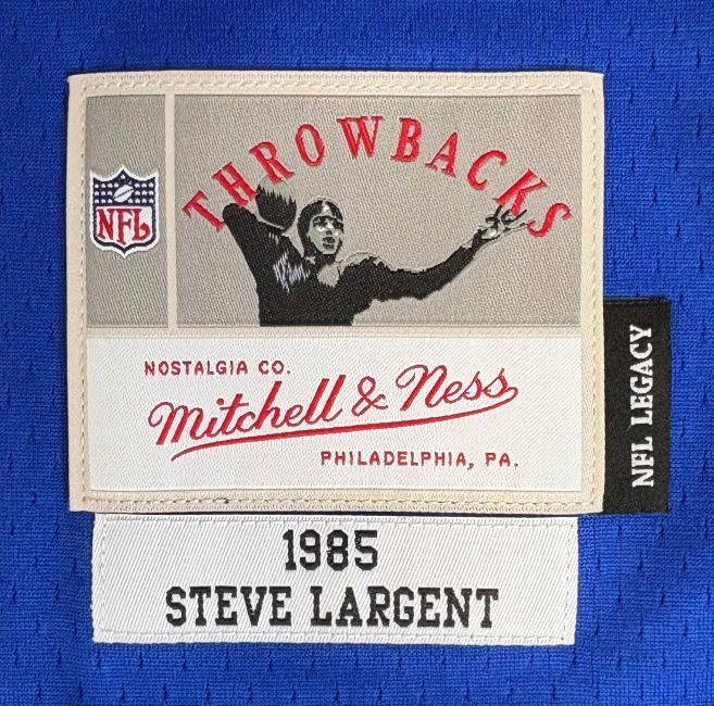 Steve Largent Signed Seattle Seahawks M&N 1985 Legacy Jersey HOF 95 BAS - Image 4