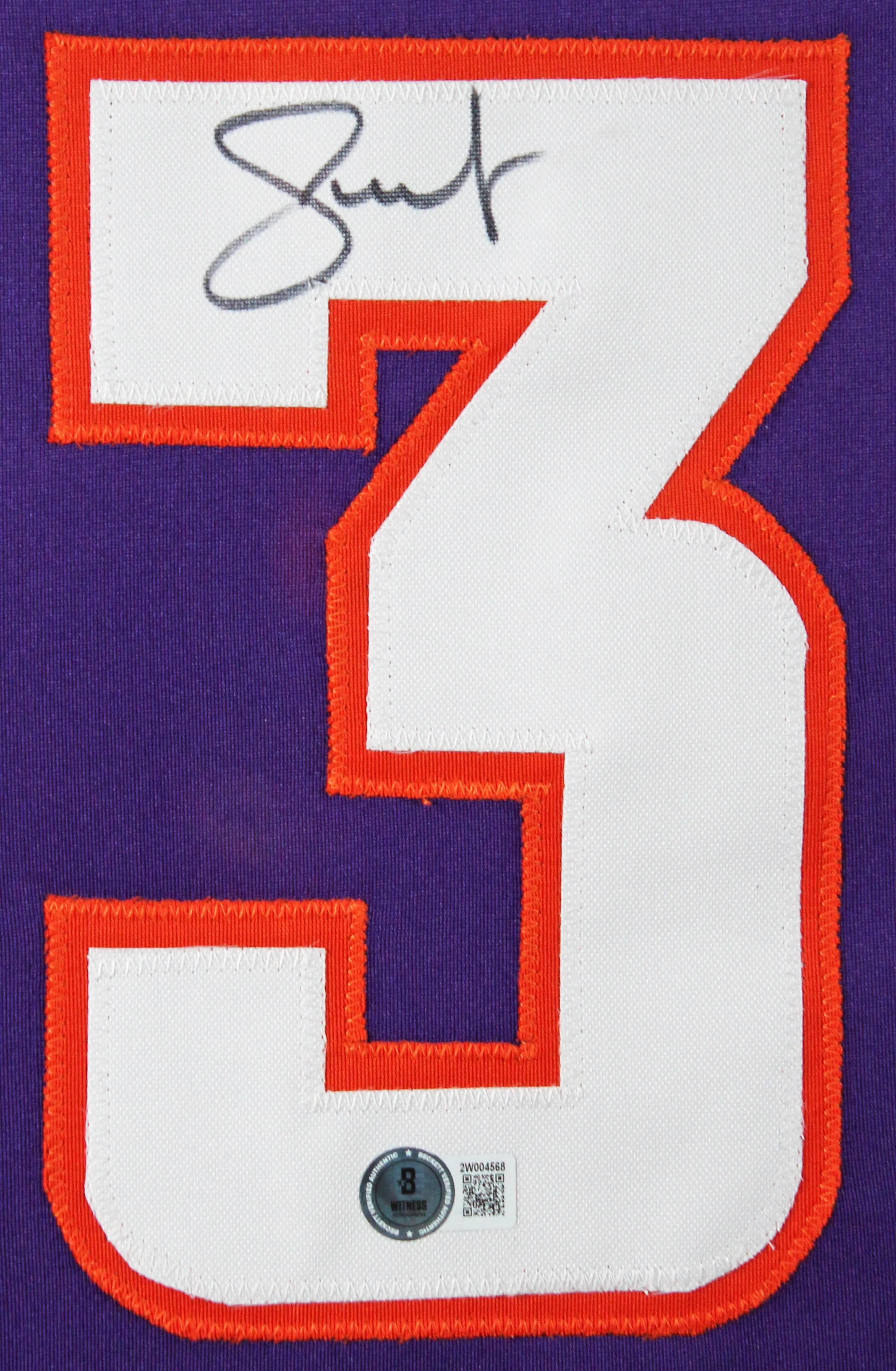 Steve Nash Authentic Signed Purple Pro Style Framed Jersey BAS Witnessed - Image 3