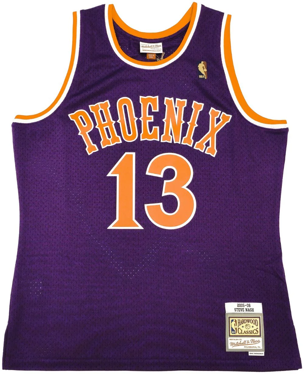 Steve Nash Signed Phoenix Suns 2005/06 M&N Swingman Jersey BAS ITP - Image 3