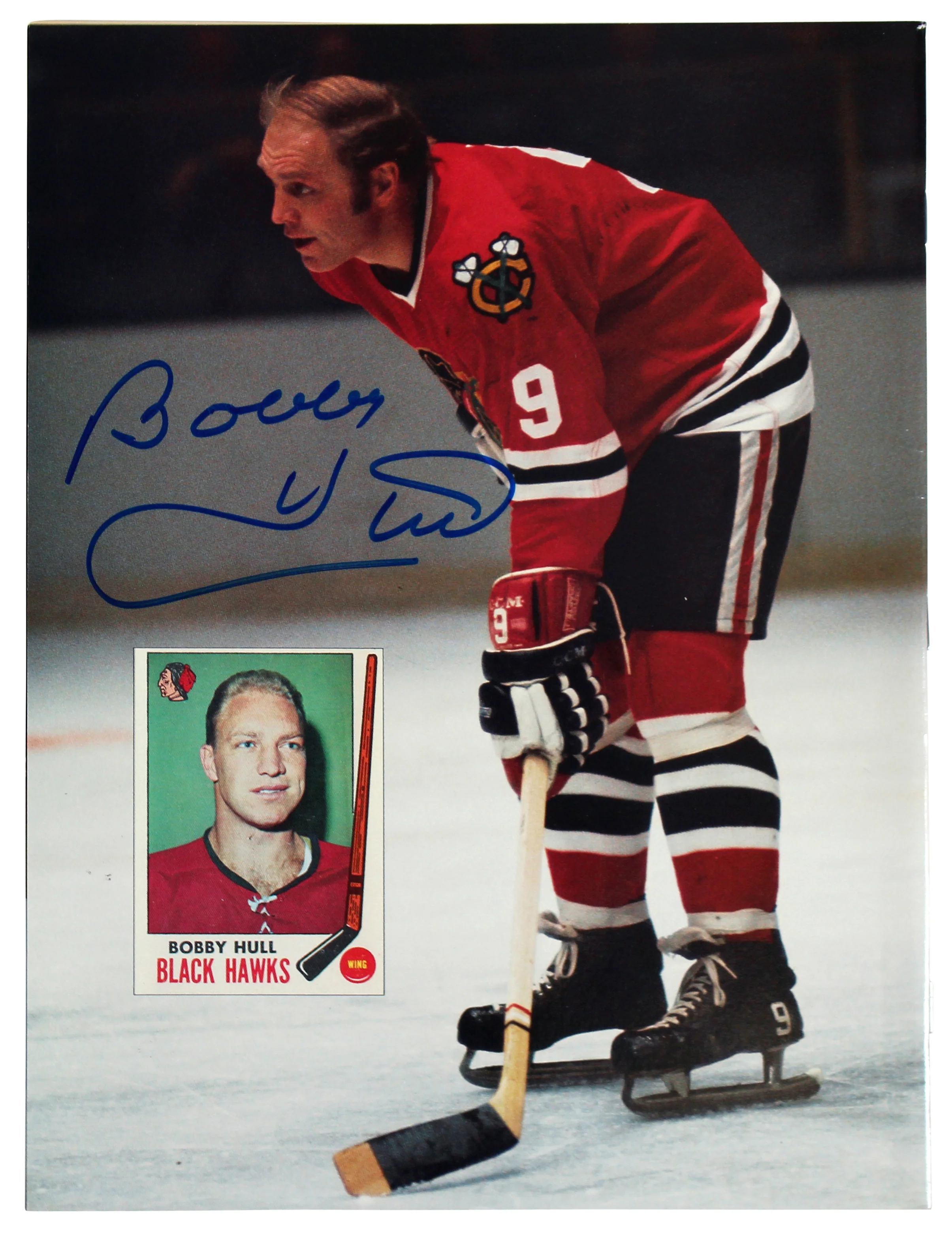 Steve Yzerman & Bobby Hull Authentic Signed Beckett Monthly Magazine BAS #A44340 - Image 3