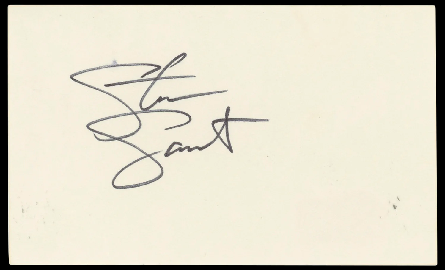 Steven Sweet Warrant Authentic Signed 3x5 Index Card Autographed BAS #BP50639 - Image 2
