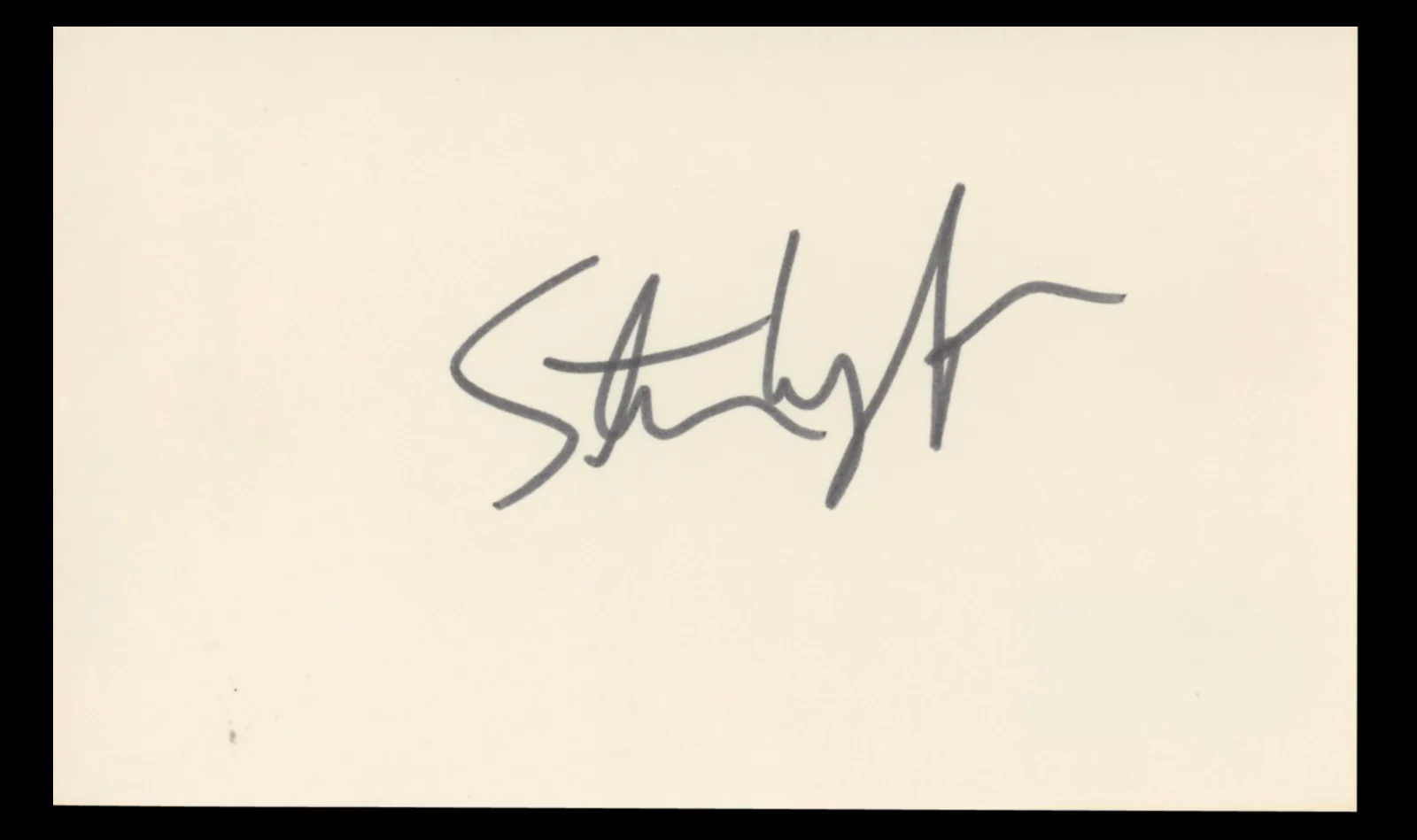 Steven Wright Louie Authentic Signed 3x5 Index Card Autographed BAS #BT01228 - Image 2
