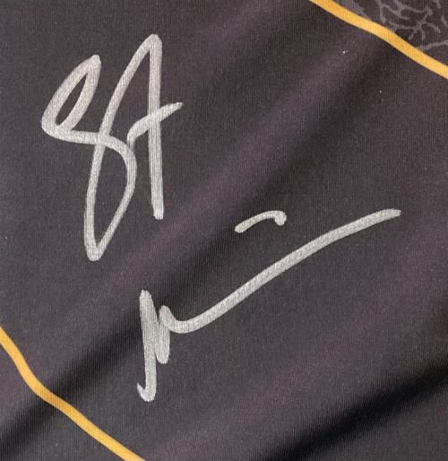 Stipe Miocic Signed Custom Black MMA Fight Trunks BAS - Image 2