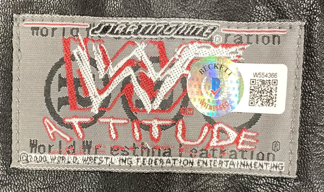 Stone Cold Steve Austin Signed Autographed WWE Skull Vest BAS - Image 4