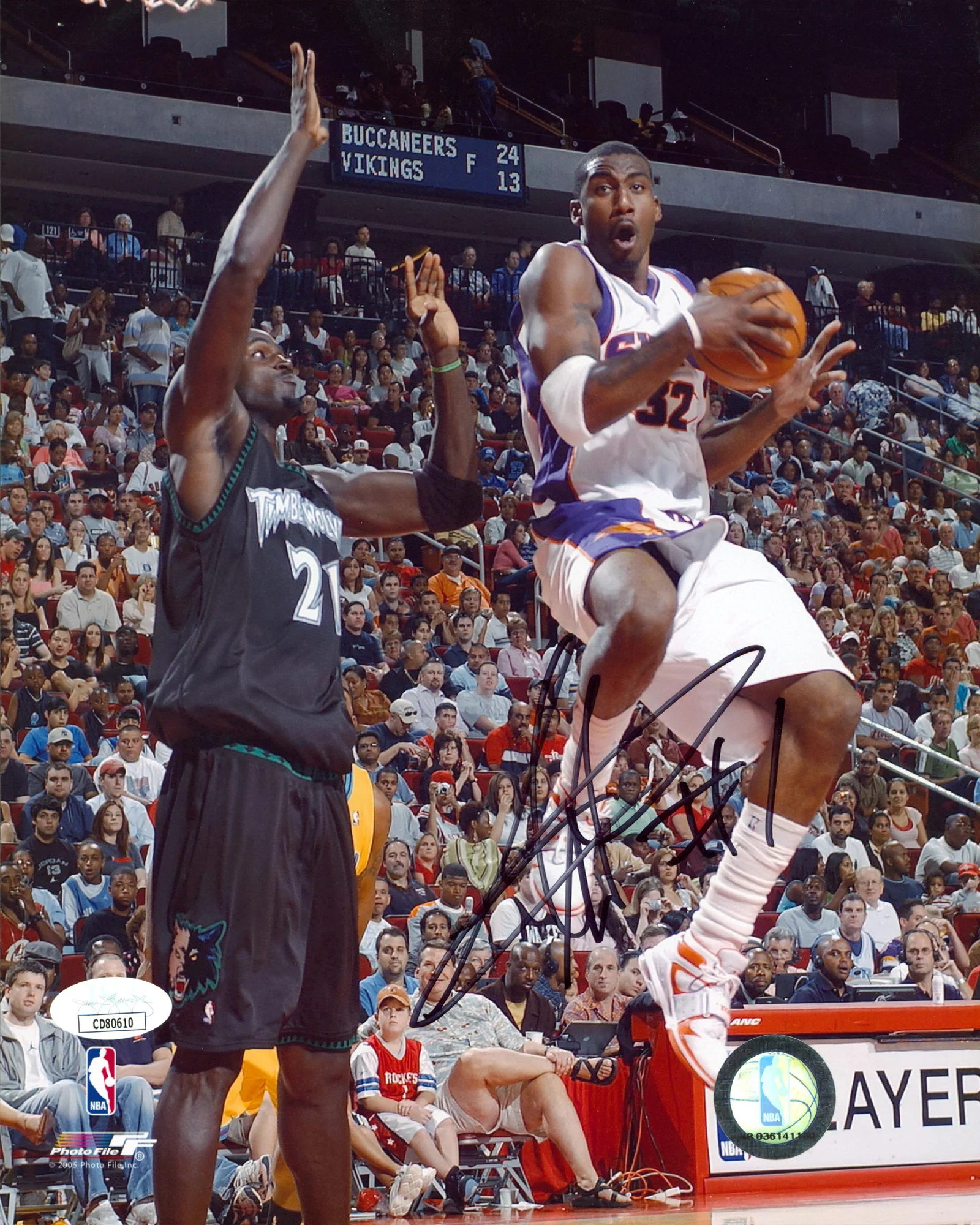 Suns Amar'e Stoudemire Signed 8x10 Vertical PhotoFile Photo JSA #CD80610 - Image 2