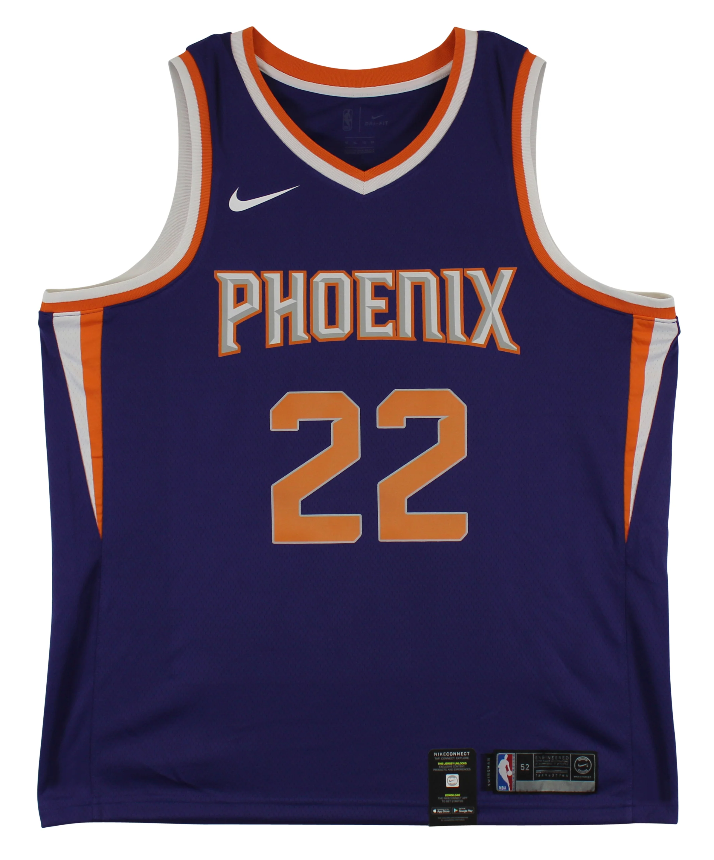 Suns DeAndre Ayton Purple Nike Swingman Size 52 Jersey Un-signed - Image 3