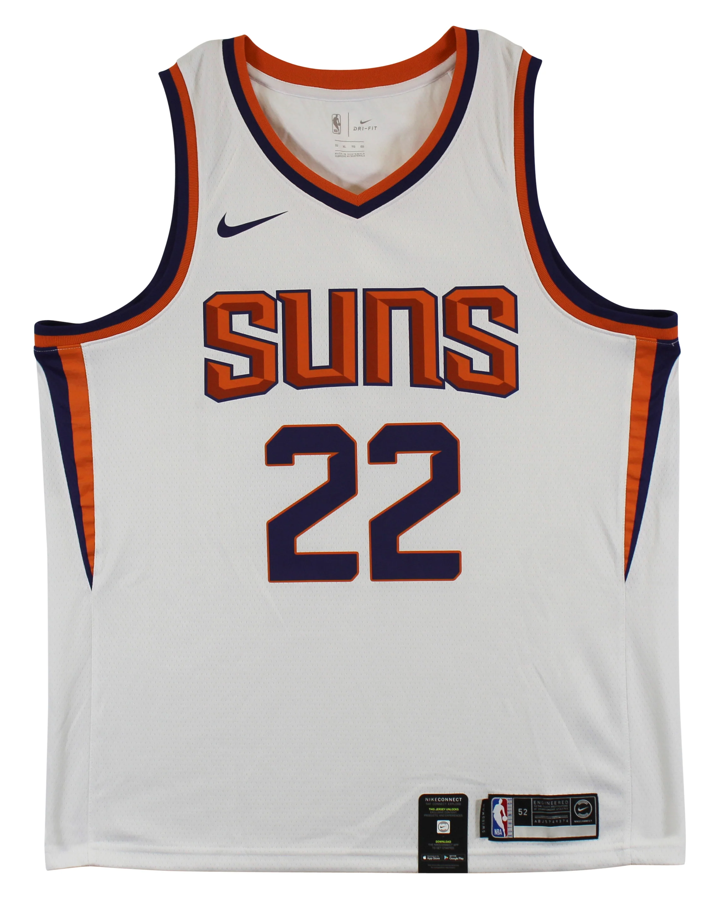 Suns DeAndre Ayton White Nike Swingman Size 52 Jersey Un-signed - Image 3