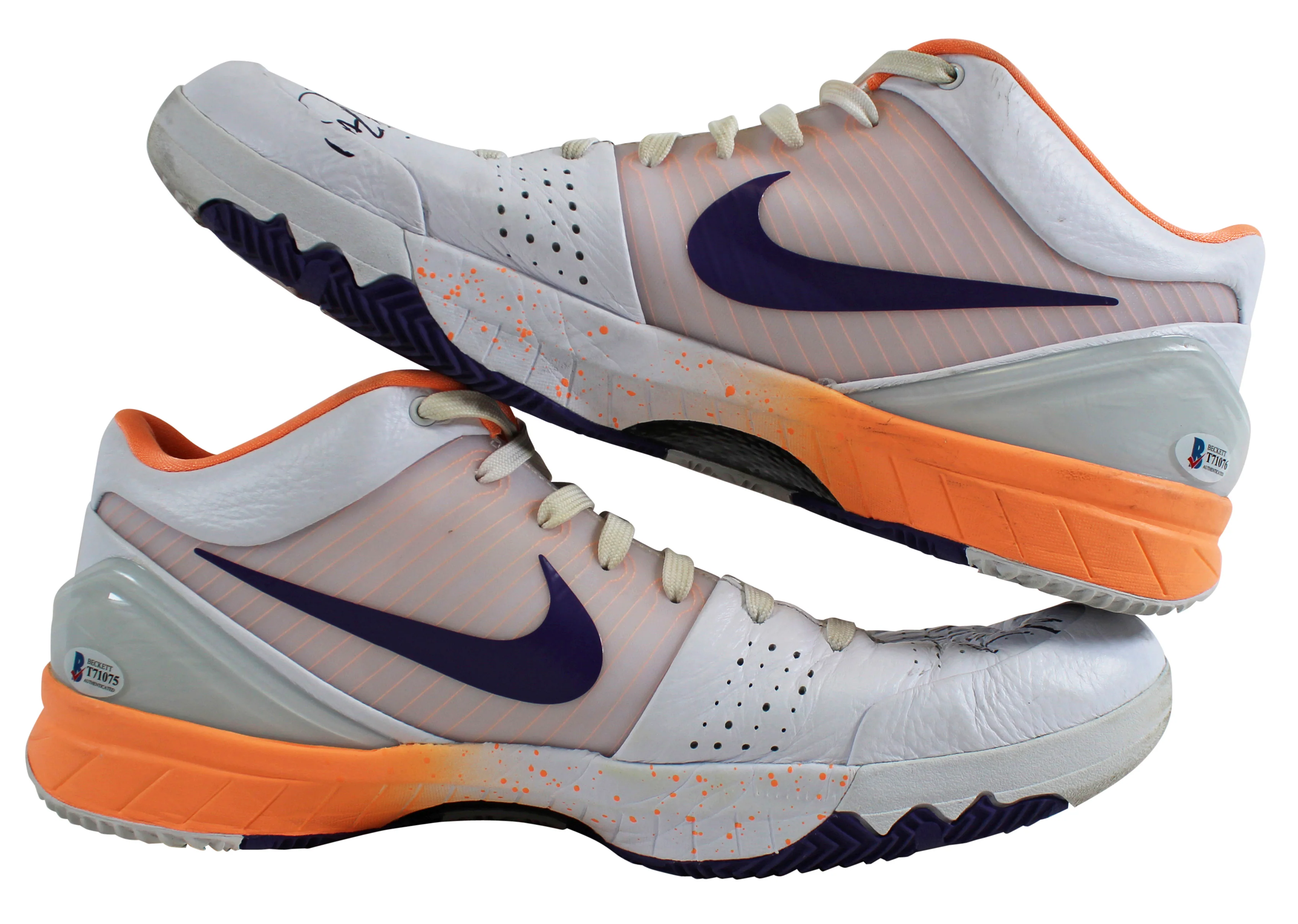 Suns Devin Booker Signed 2019-20 Game Used Nike Kobe IV Shoes BAS & Photomatched - Image 6