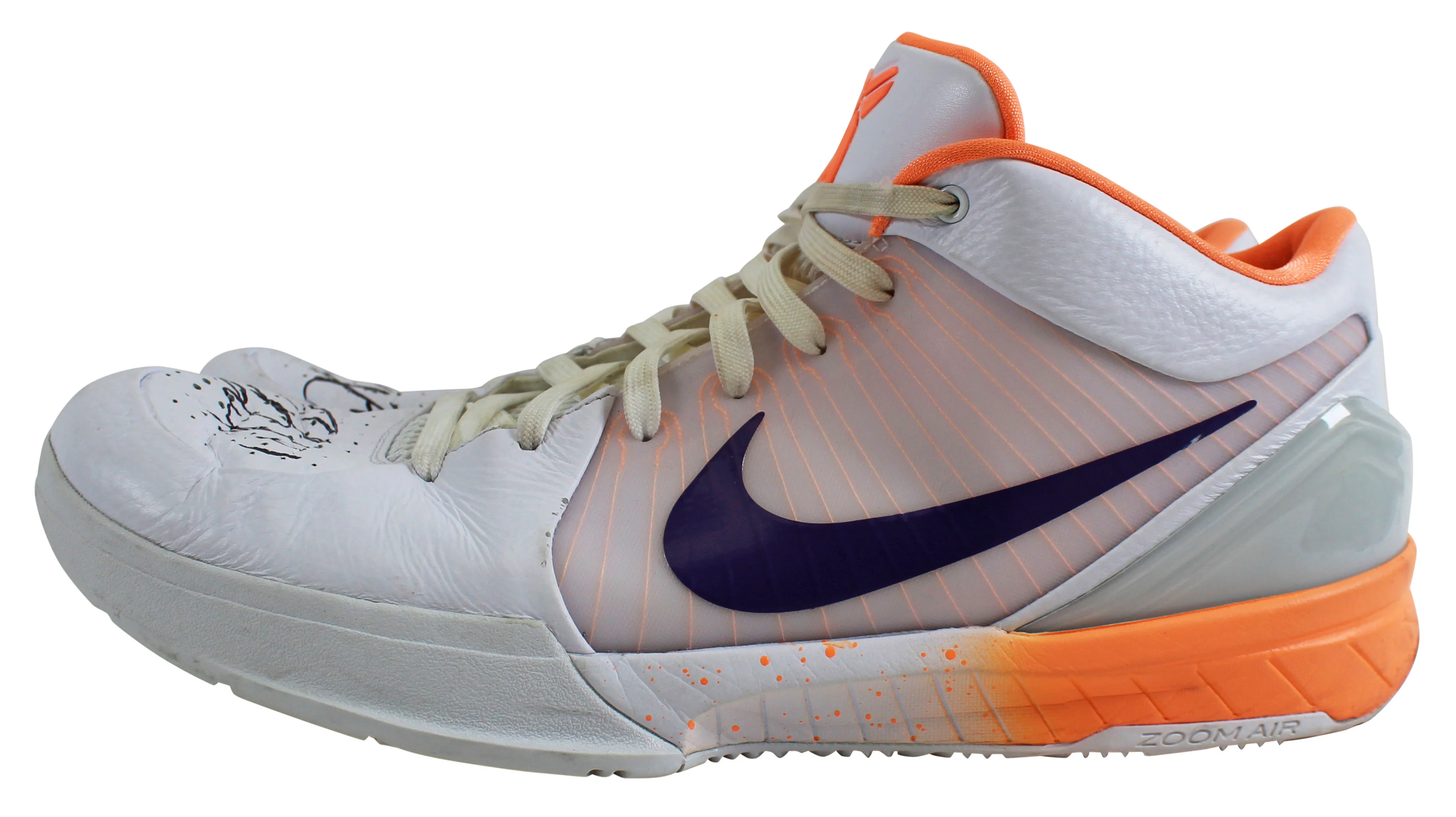 Suns Devin Booker Signed 2019-20 Game Used Nike Kobe IV Shoes BAS & Photomatched - Image 7