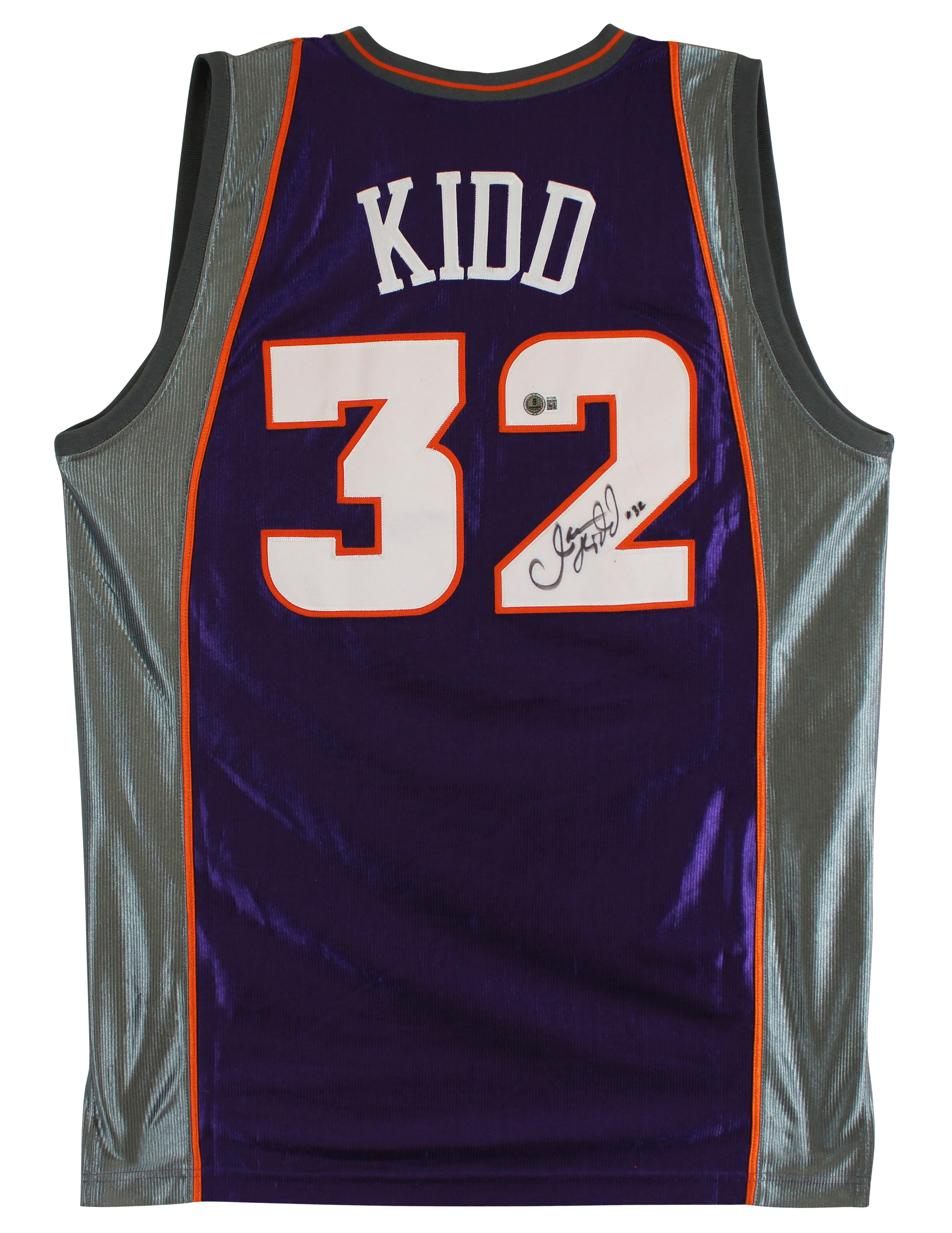 Suns Jason Kidd Authentic Signed Purple Champion Authentic Jersey BAS #BV70288 - Image 3