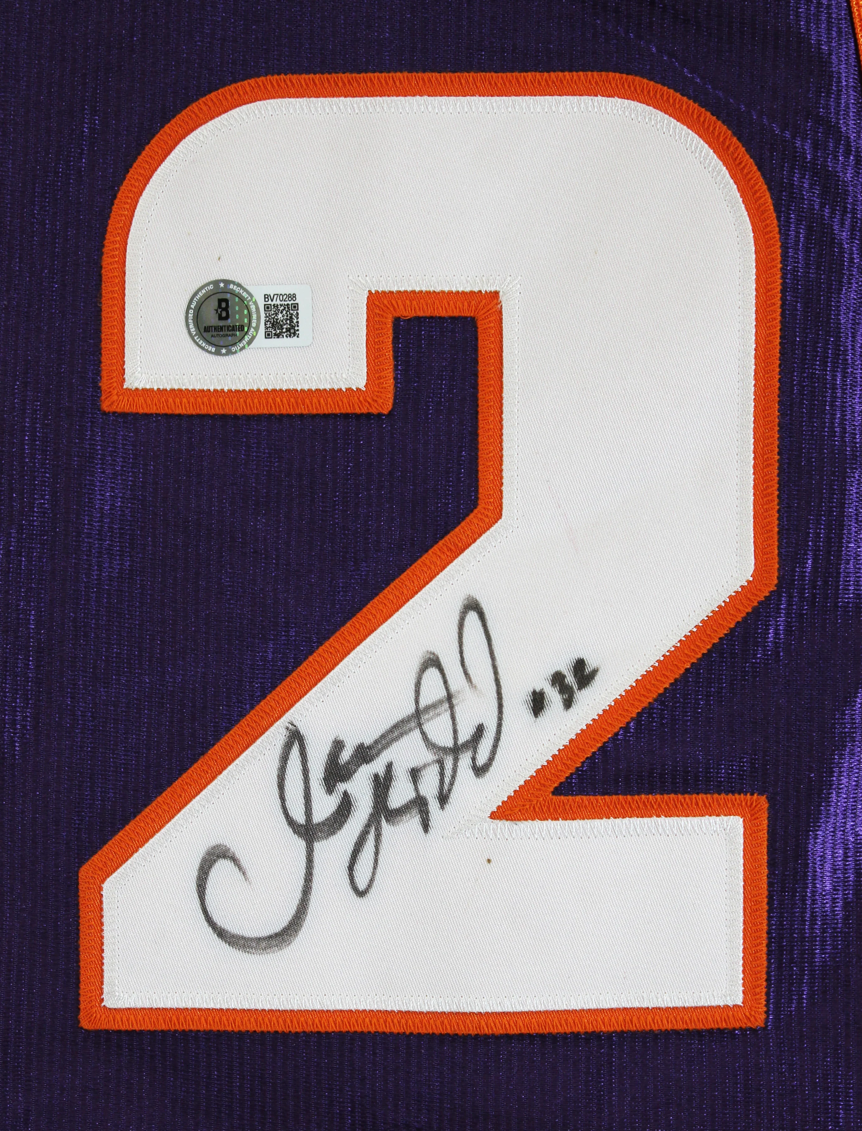 Suns Jason Kidd Authentic Signed Purple Champion Authentic Jersey BAS #BV70288 - Image 4