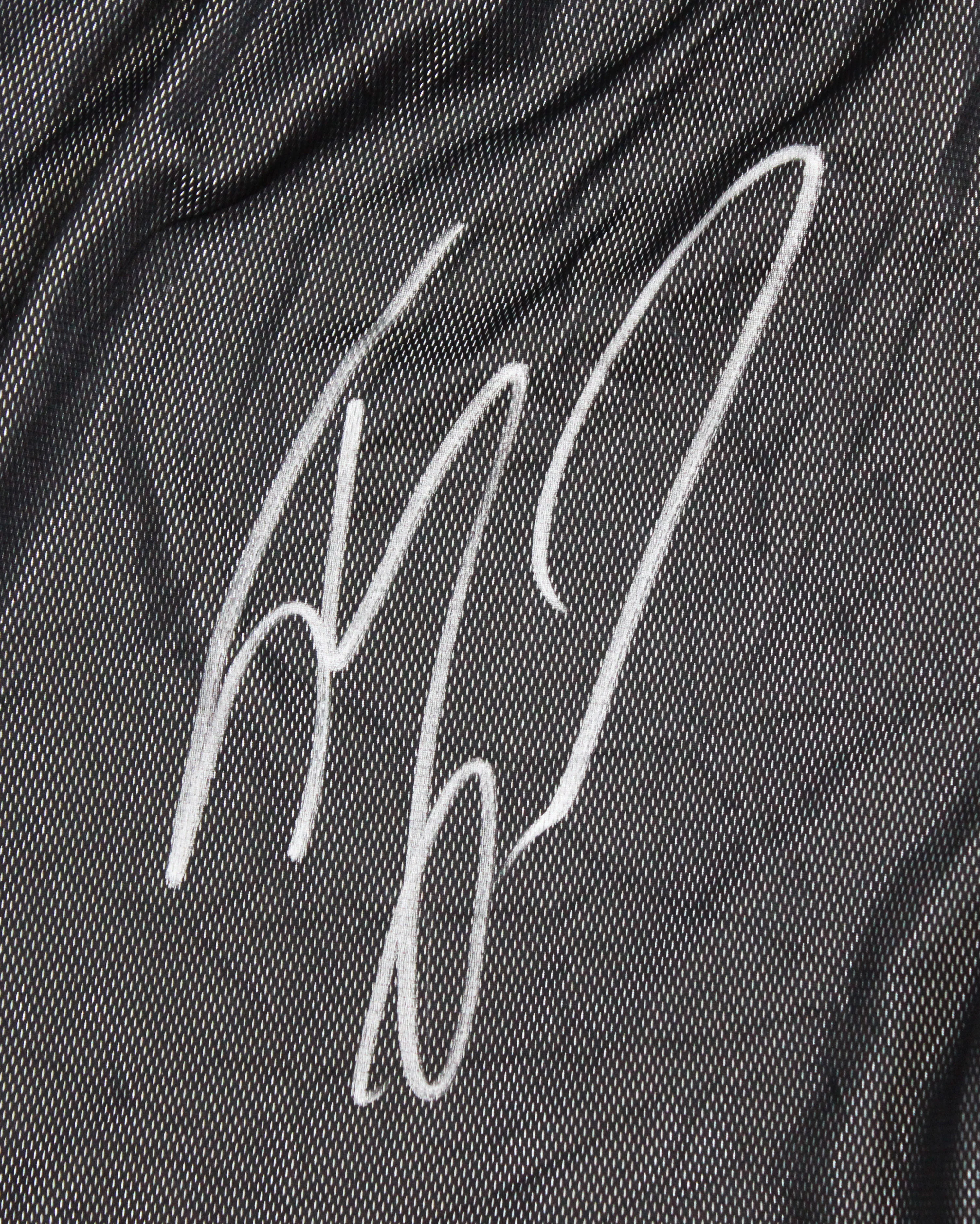 Suns Shaquille O'Neal Signed Black Adidas Practice Shorts BAS Witness #2W958083 - Image 3