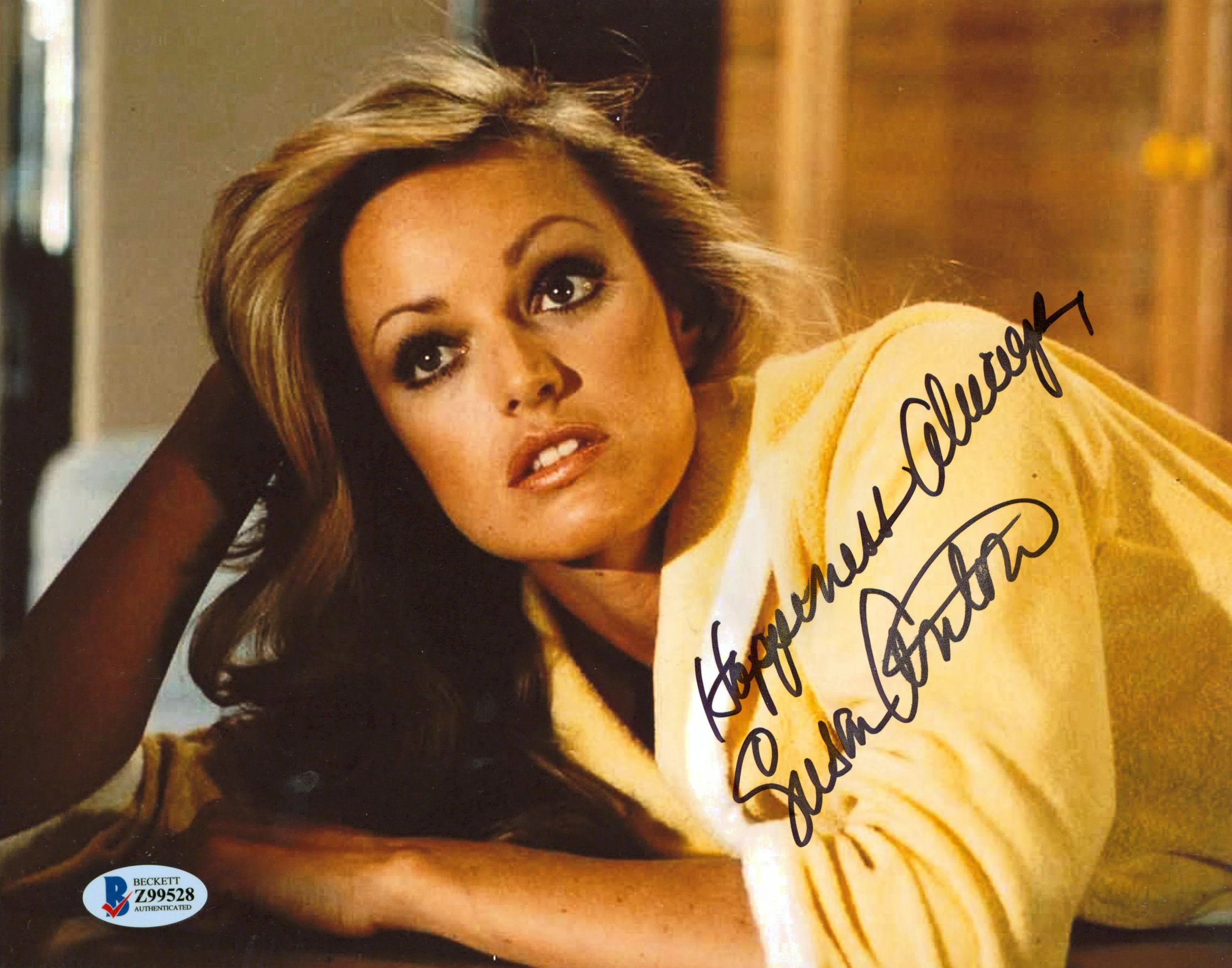 Susan Anton Goldengirl "Happiness Always" Signed 8x10 Photo BAS #Z99528 - Image 2