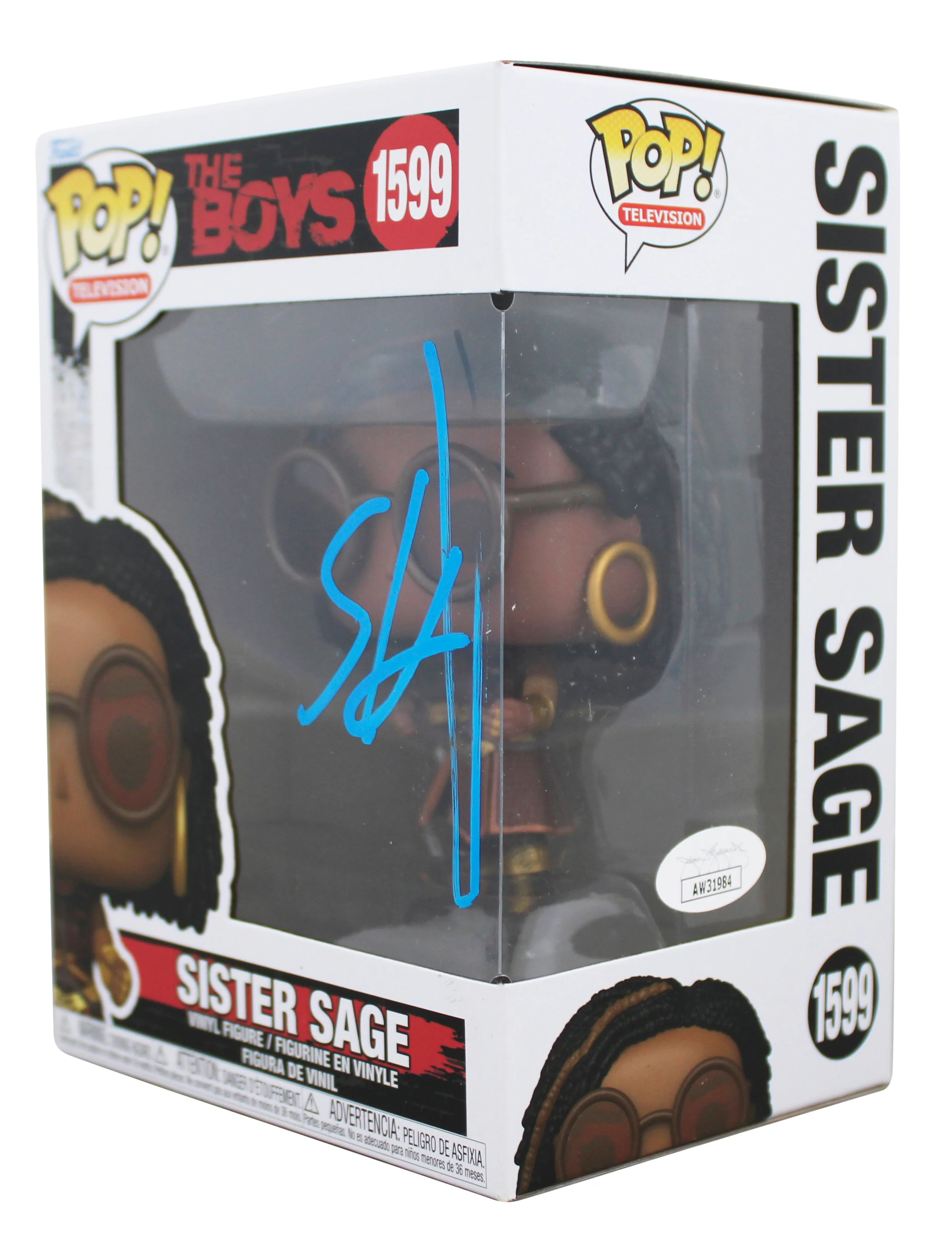 Susan Heyward The Boys Signed Sister Sage #1599 Funko Pop Figure JSA #AW31984 - Image 3