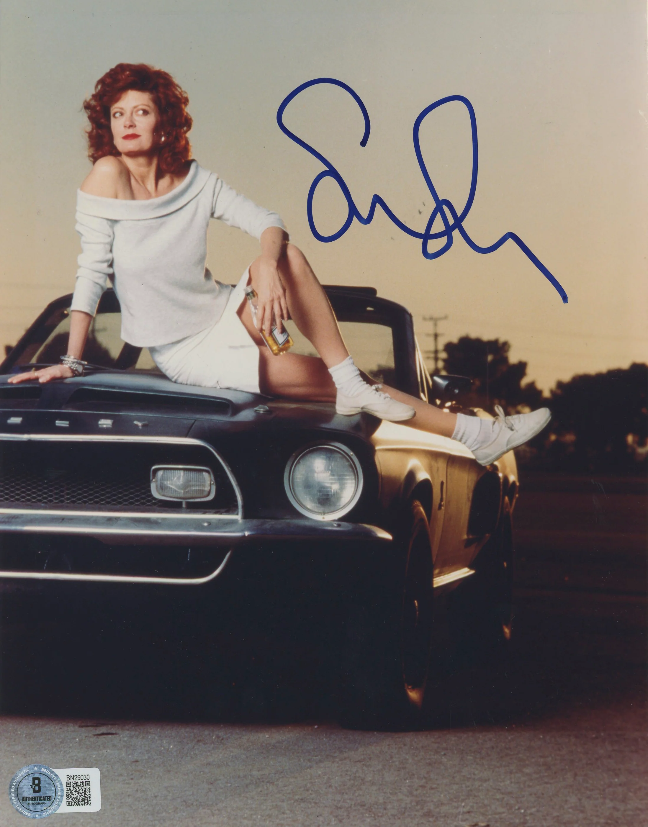Susan Sarandon Bull Durham Authentic Signed 8x10 Photo Autographed BAS #BN29030 - Image 2