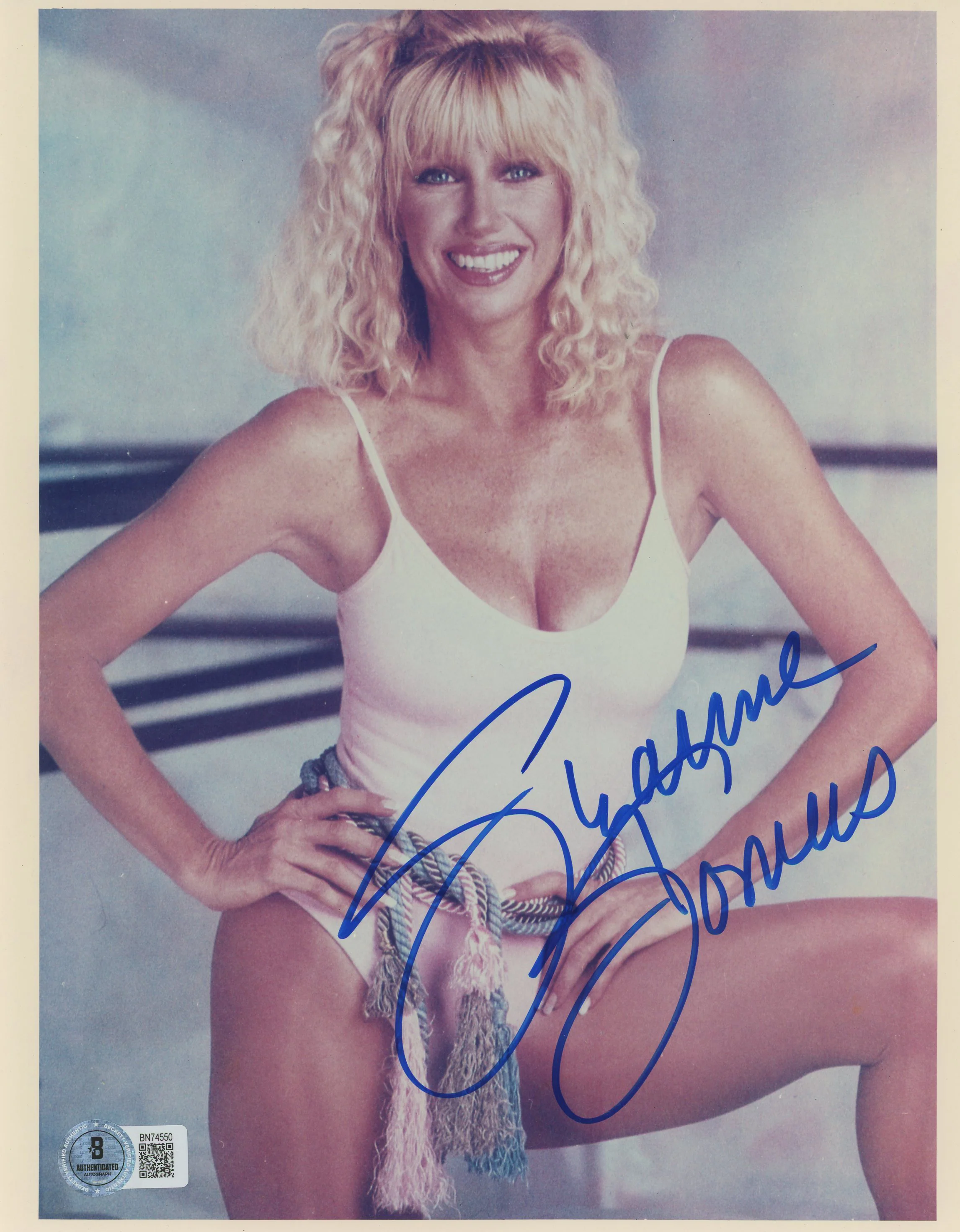 Suzanne Somers Three's Company Authentic Signed 8x10 Photo BAS #BN74550 - Image 2