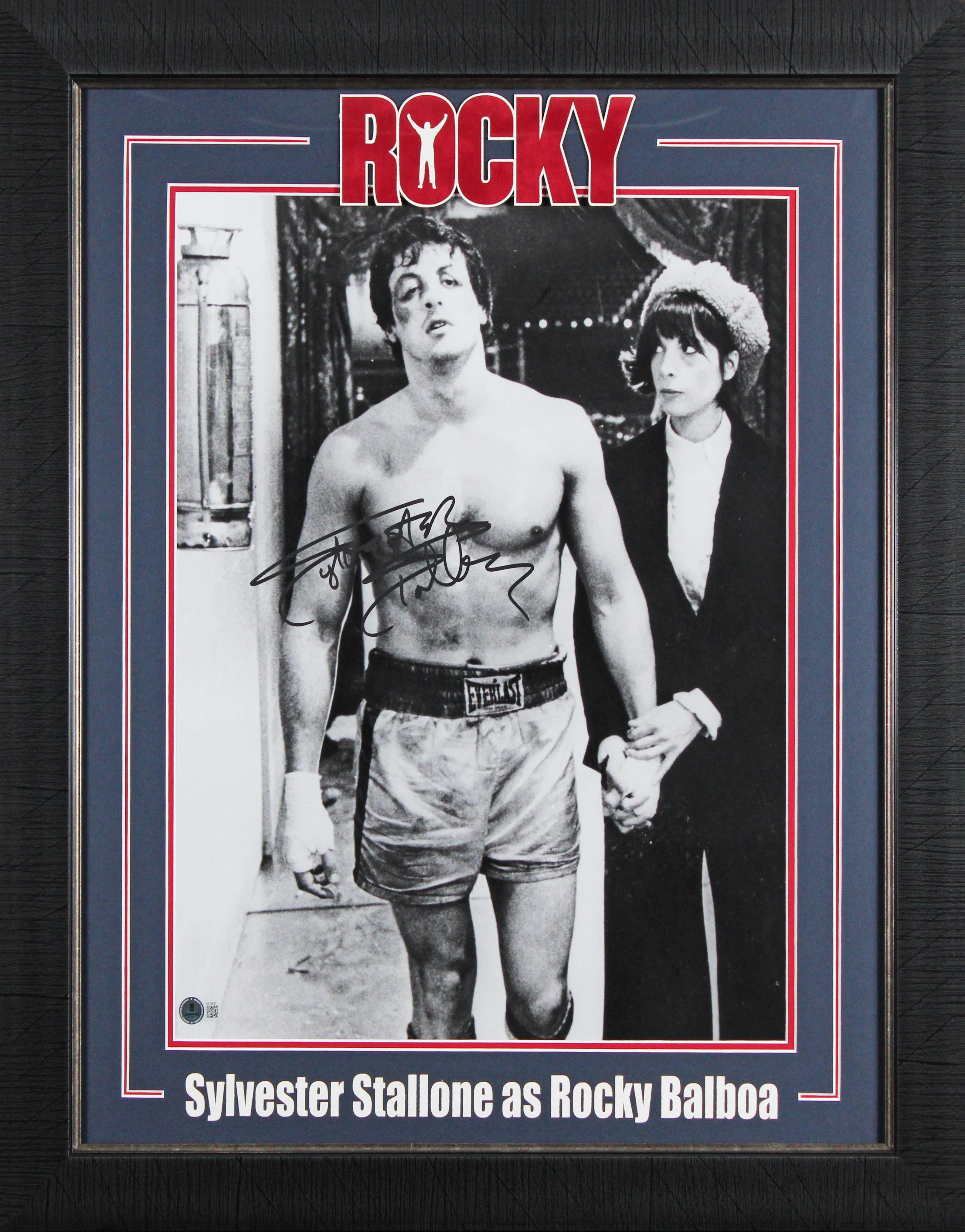 Sylvester Stallone Rocky Authentic Signed 16x20 Framed Photo Auto Graded 10! BAS - Image 2