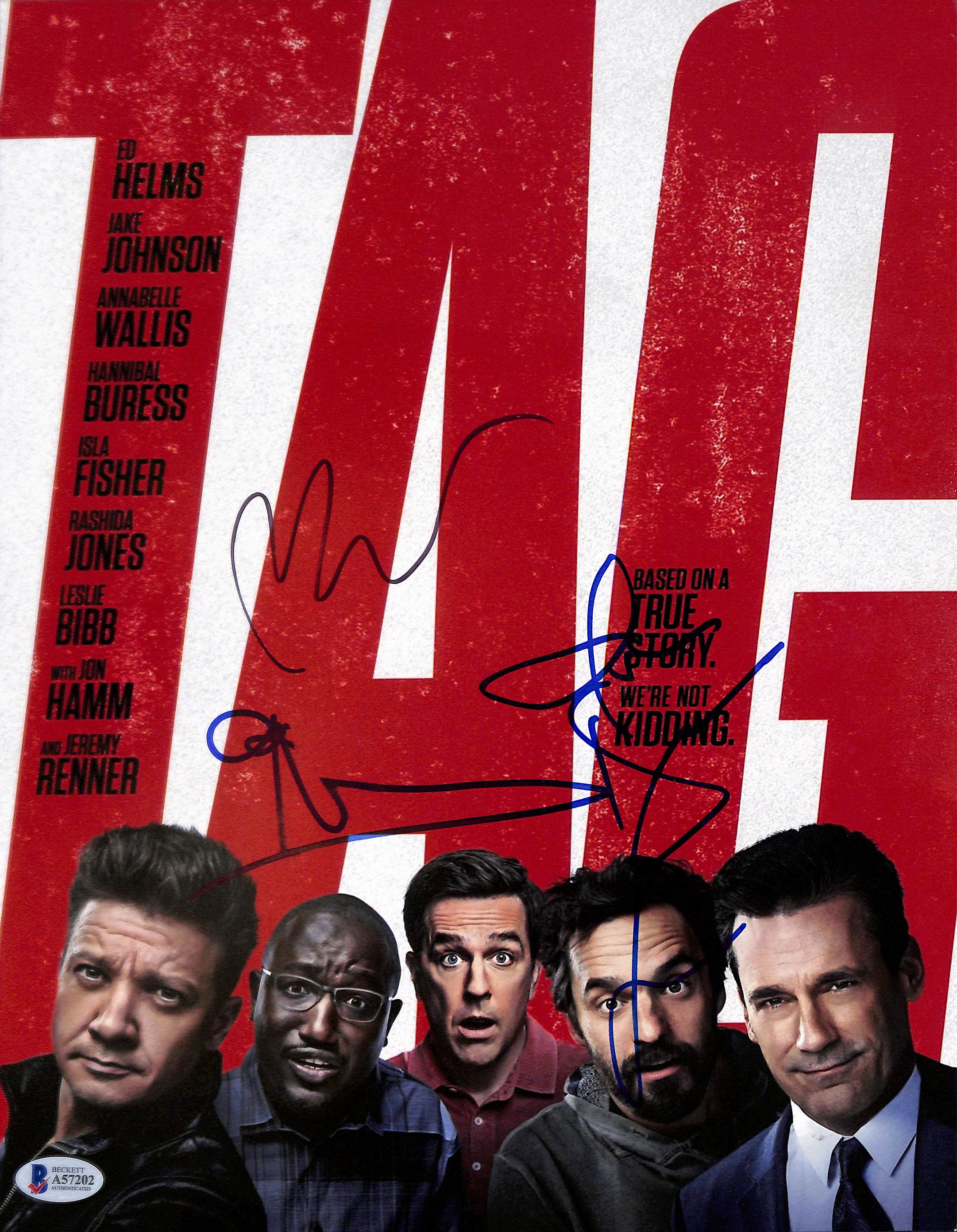 TAG (4) Hamm, Fisher, Buress & Johnson Authentic Signed 11x14 Photo BAS #A57202 - Image 2