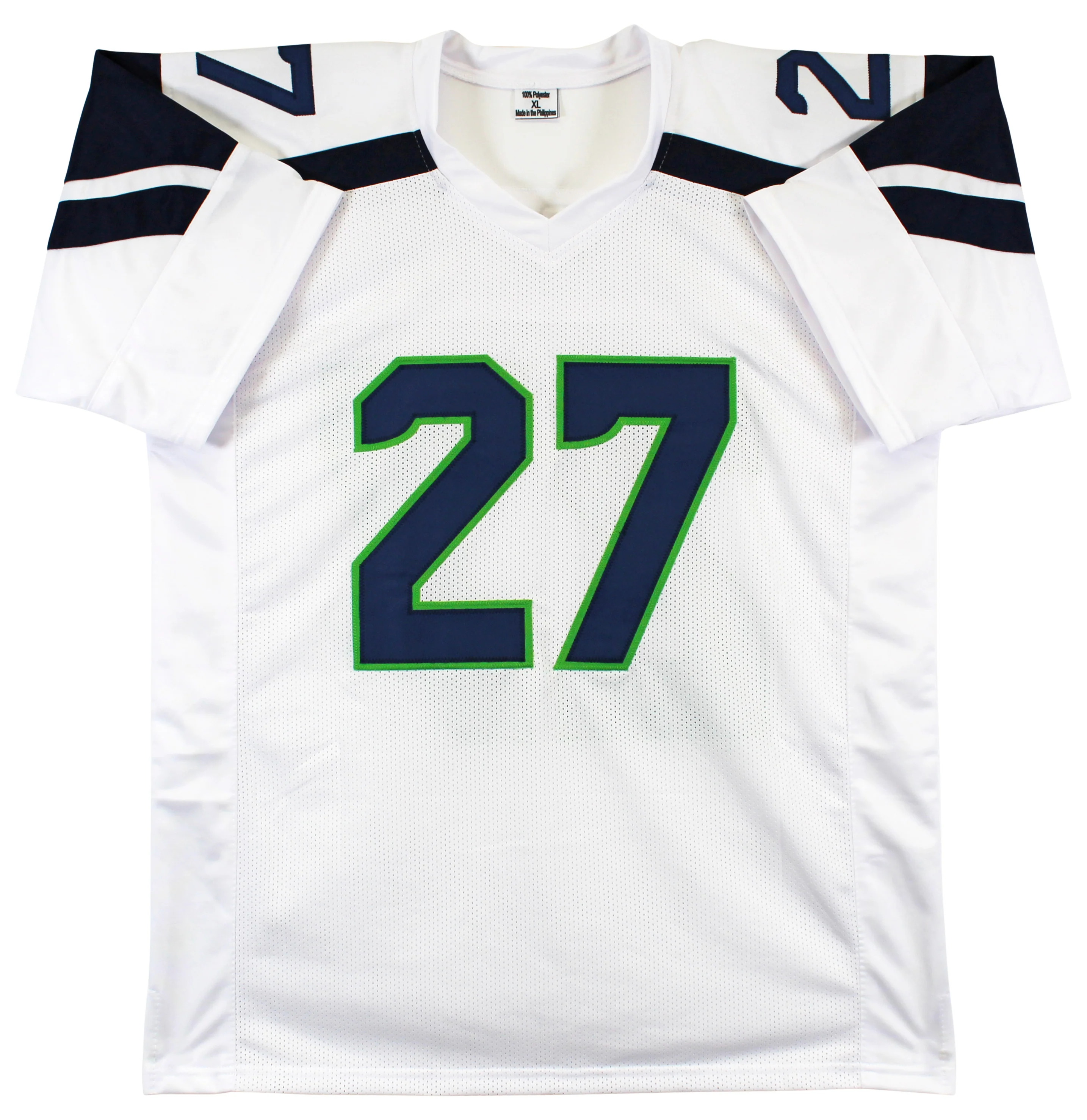 Tariq Woolen Authentic Signed White Pro Style Jersey Autographed JSA Witness - Image 4