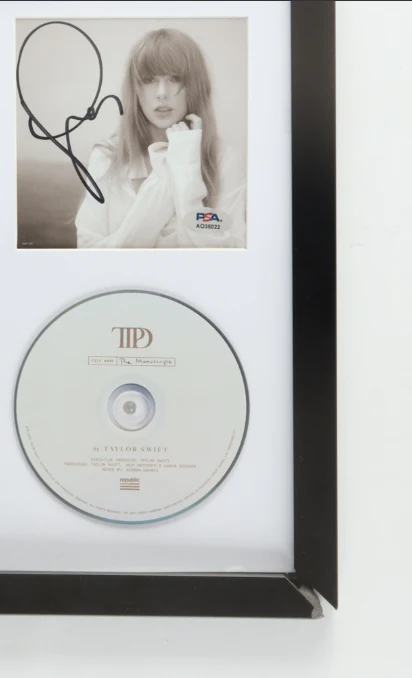 Taylor Swift Signed Custom Framed "The Tortured Poets Department" CD Album Insert Display with Disc - PSA - Image 2