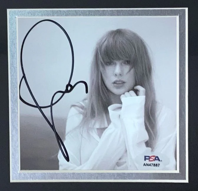 Taylor Swift Signed Framed TTPD CD Insert w/ 8x10 Photo PSA/DNA - Image 2