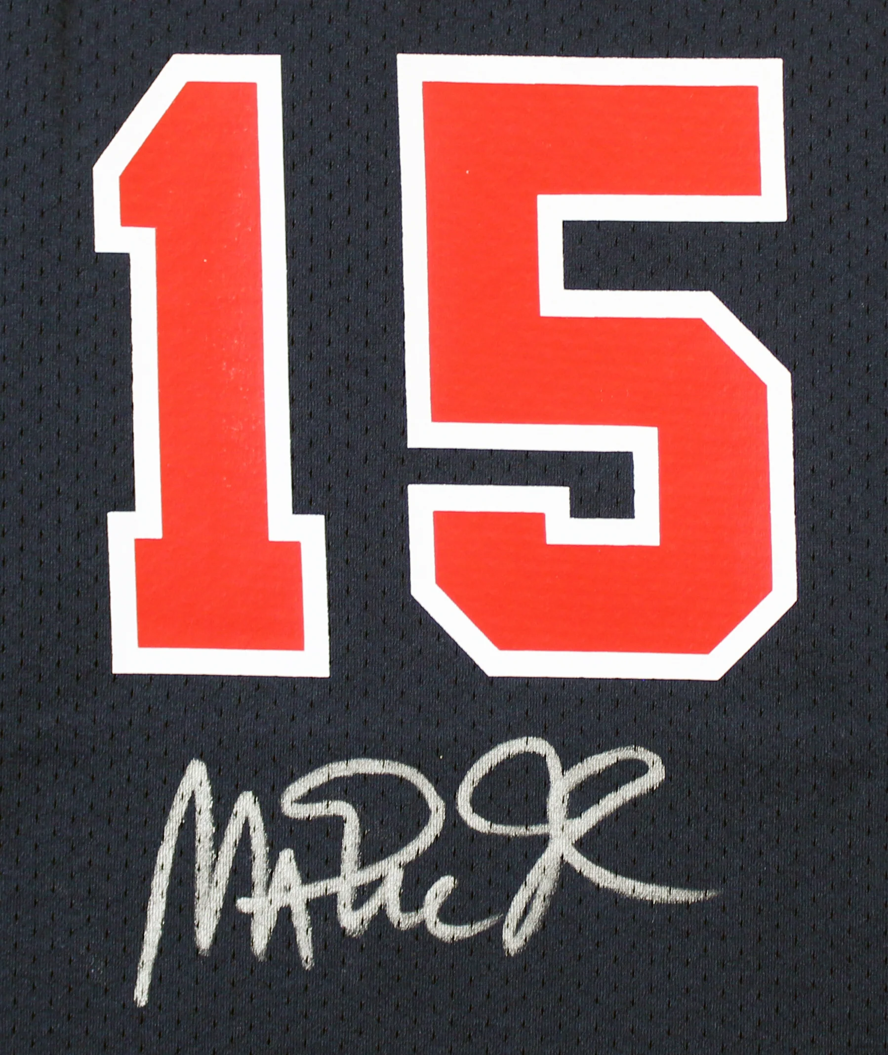 Team USA Magic Johnson Signed Navy M&N 1992 Swingman Jersey BAS Witnessed - Image 3