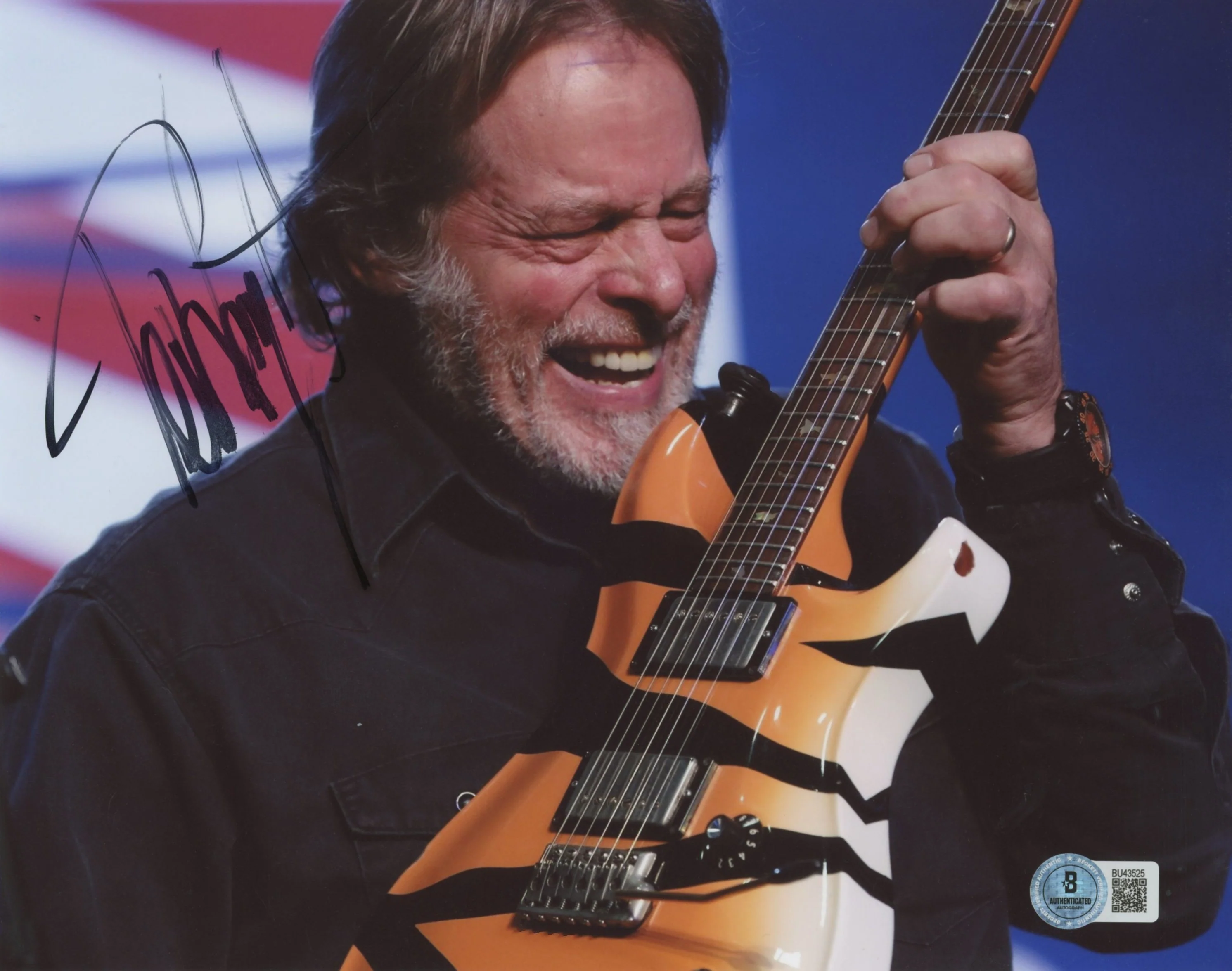 Ted Nugent Damn Yankees Authentic Signed 8x10 Vertical Photo BAS #BU43525